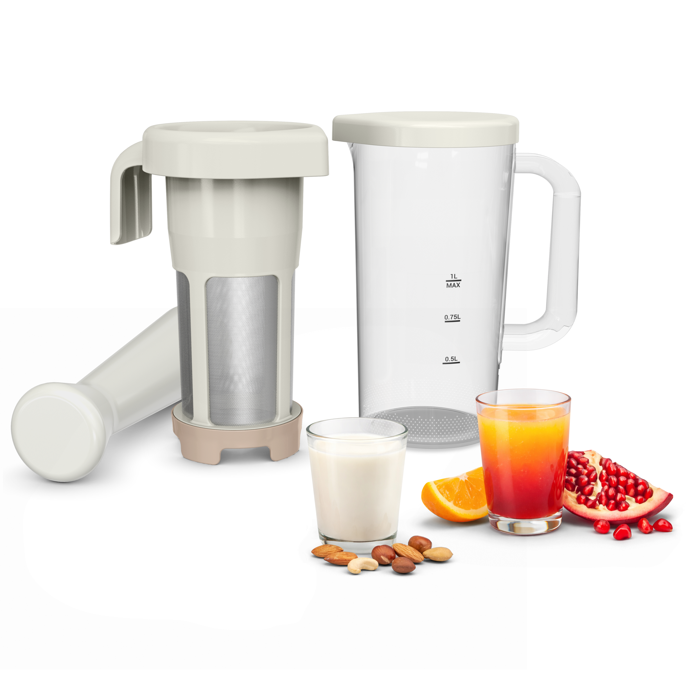 Easy Milker, Máquina para hacer leche vegetal casera, Rápida y fácil, Resultados personalizados, Sin desperdicios