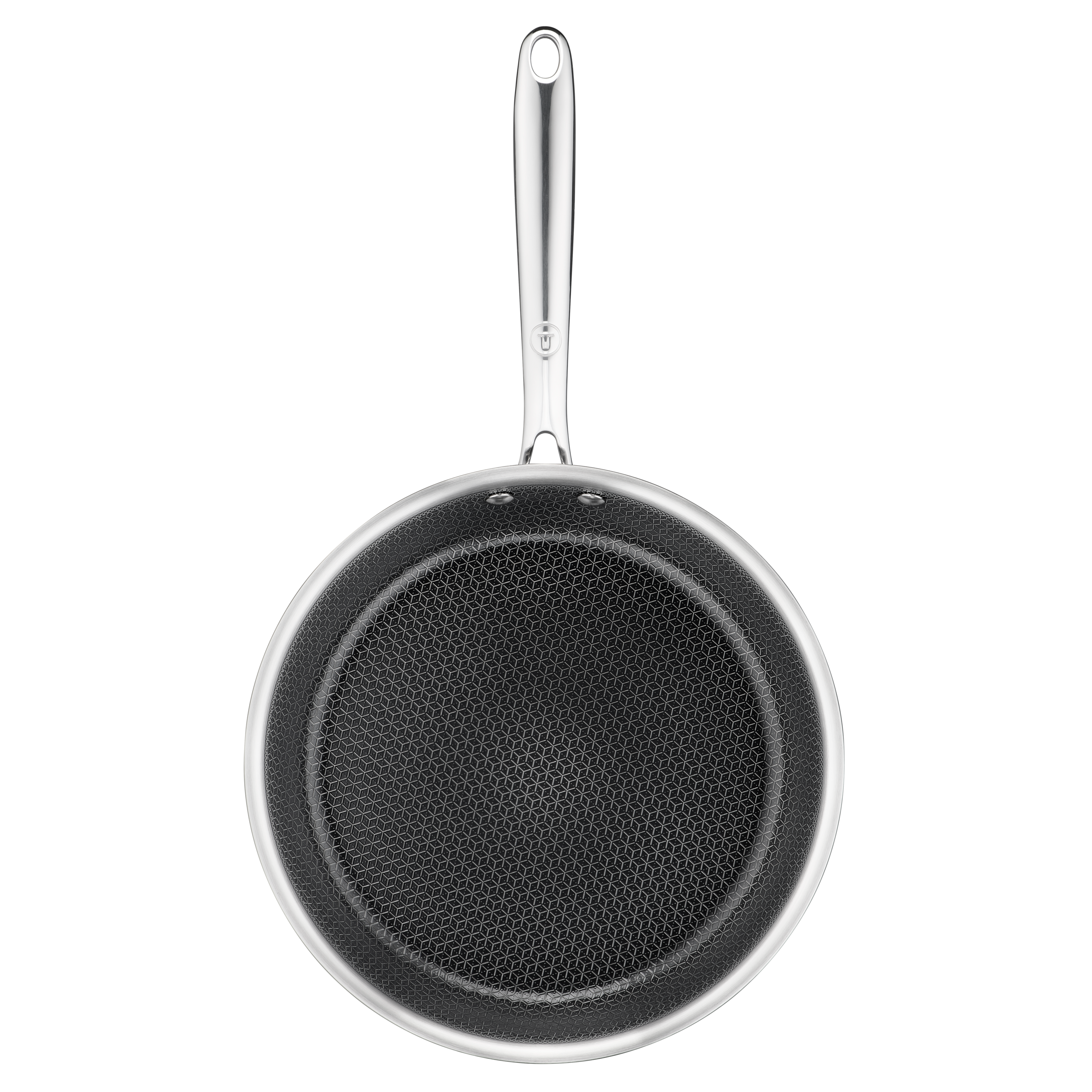 Master Ceramic Sartén 24 cm, Revestimiento antiadherente, Acero inoxidable premium, Tecnología Hybridmesh, Compatible con inducción