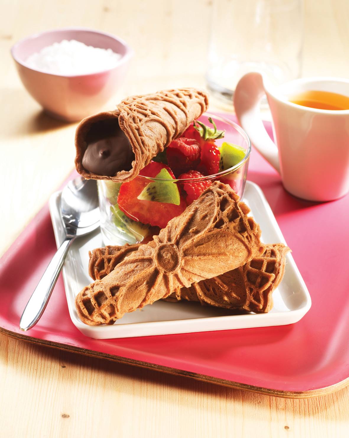 2 platos para barquillos suizos Snack Collection XA800712