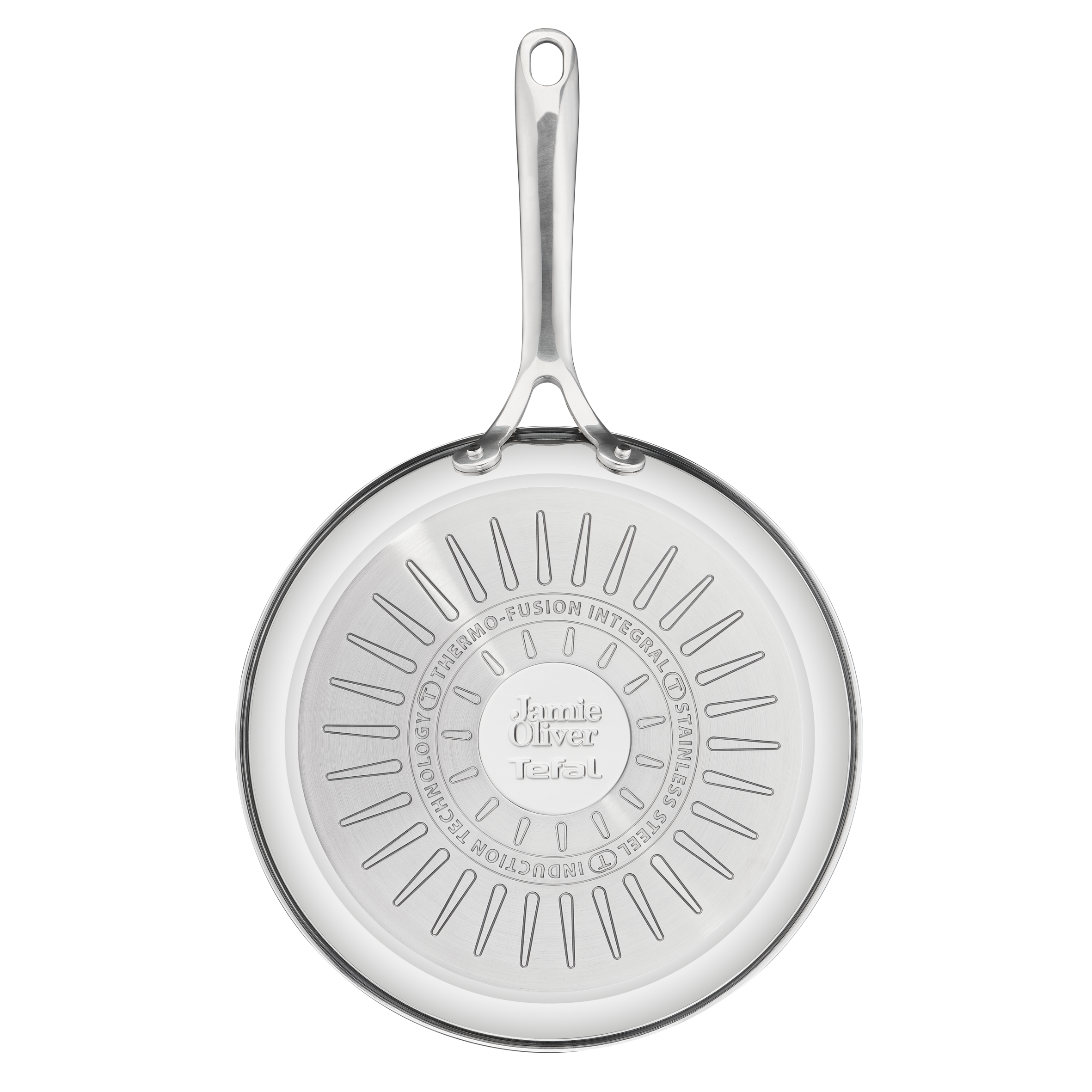Jamie Oliver by Tefal Cook Smart, Sartén de 28 cm, Acero inoxidable sin antiadherente, Inducción