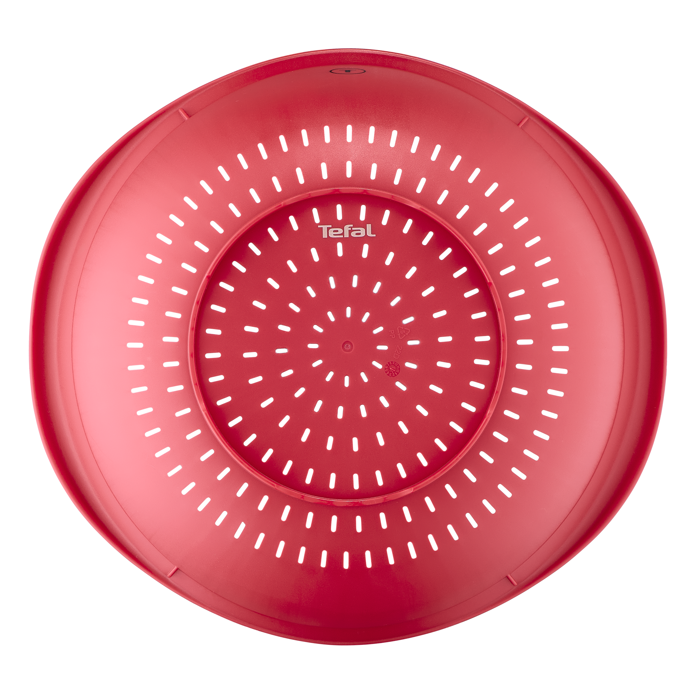 Ingenio+ Colador, Utensilio de cocina, Uso fácil, Fácil de limpiar, Rojo