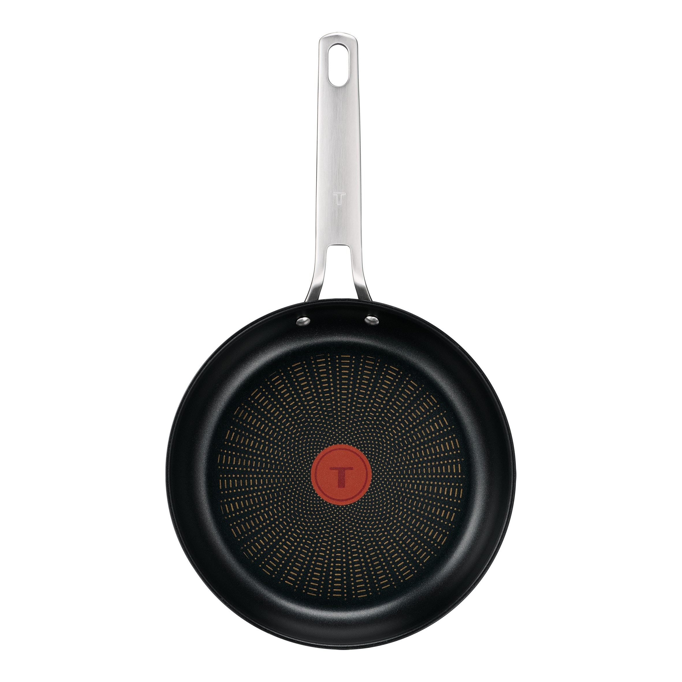 Extreme Sartén de 24 cm, Acero inoxidable premium, Revestimiento antiadherente, Thermo-Signal, Compatible con inducción