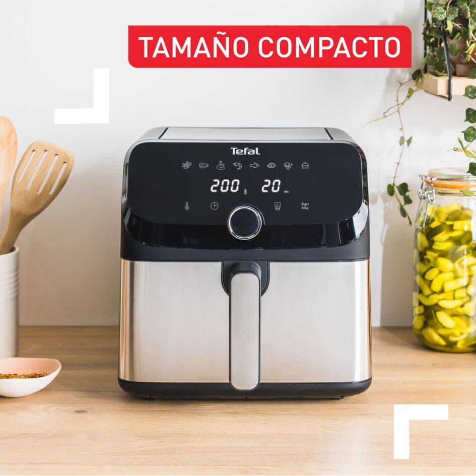 Easy Fry Mega, Freidora de Aire, Gran Capacidad, 7,5 L, 8 Programas Preestablecidos