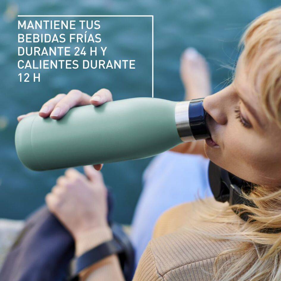 Bludrop Color, Botella de hidratación, 0,5 L, Verde