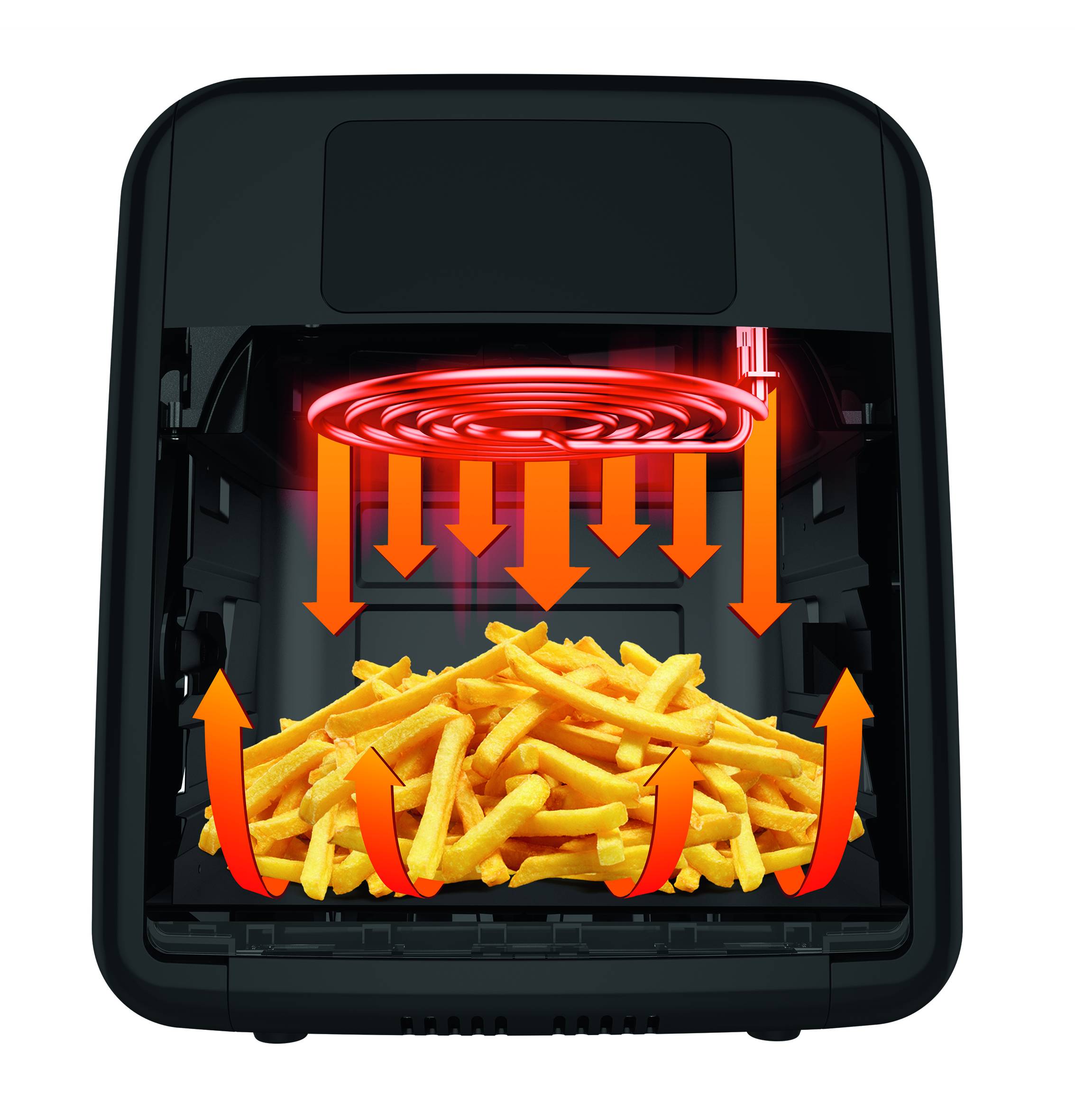 Easy Fry Oven & Grill, Freidora de Aire, Digital, 11L, 8 Programas