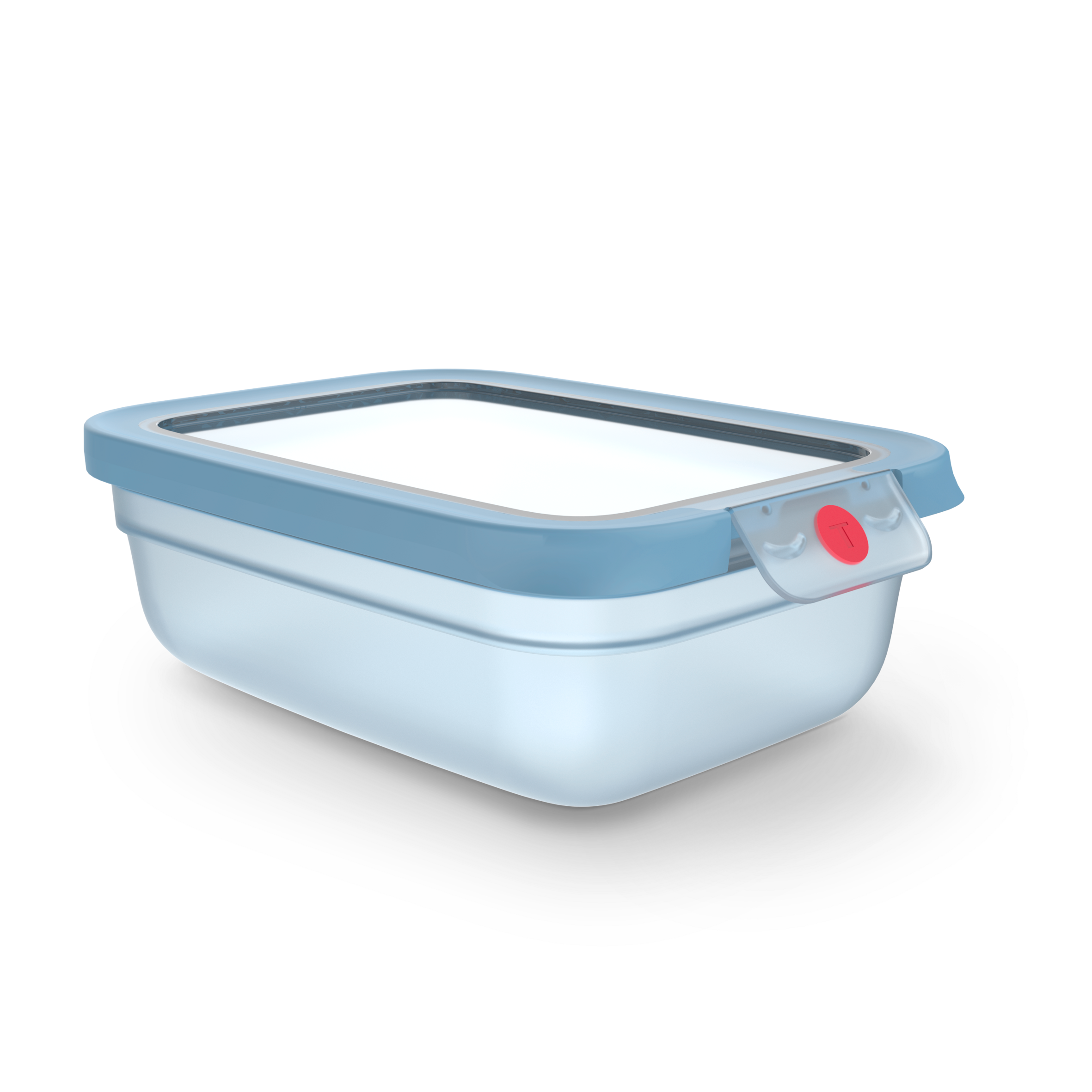 TEFAL oneClick, Hermético, Sistema One-Click, Azul, 1,2 L / 42,2 FLOZ