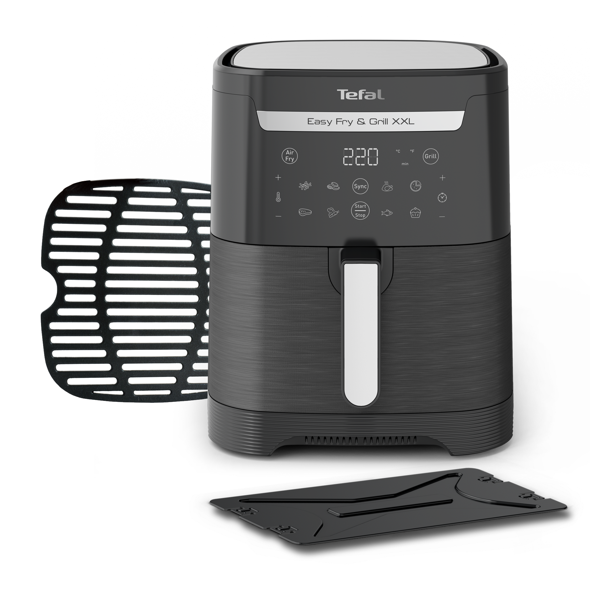 Easy Fry & Grill XXL, Freidora de Aire, Digital, 6,5L, Negra