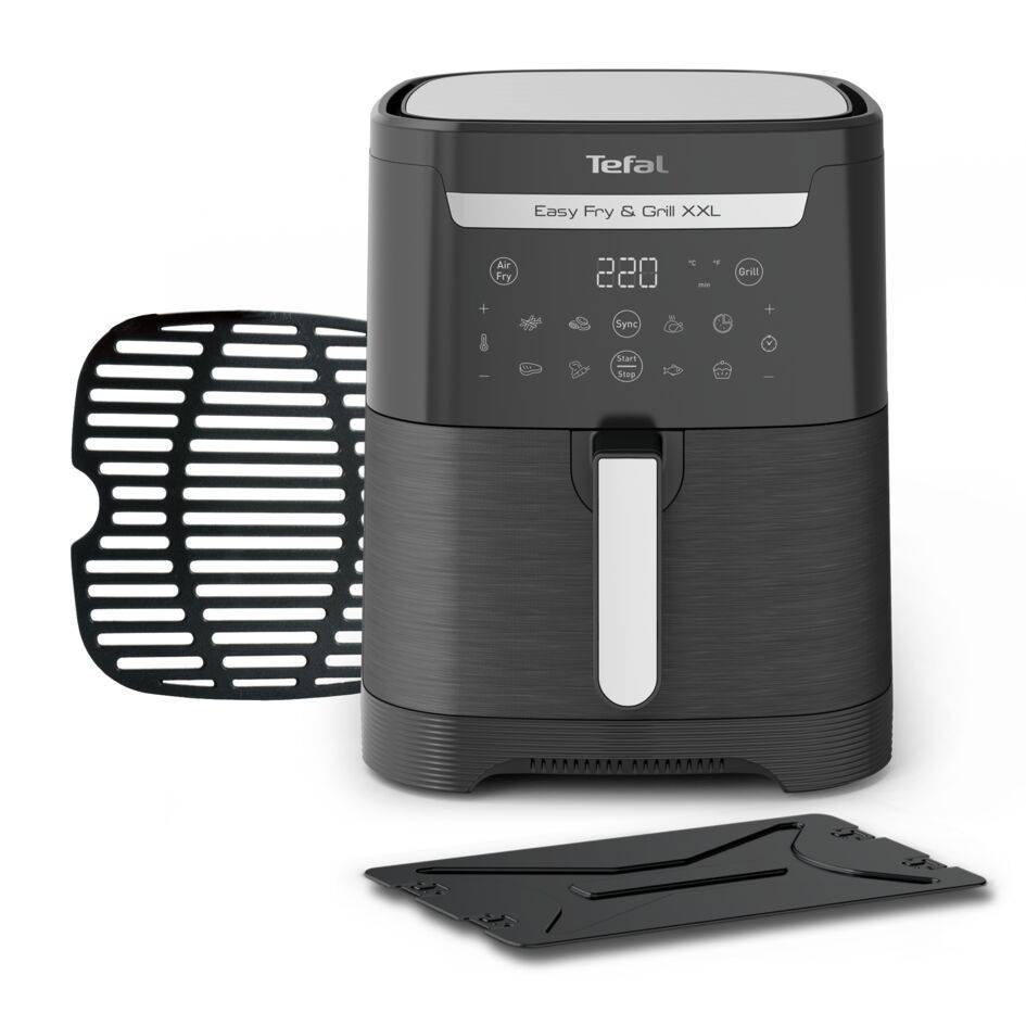 Easy Fry & Grill XXL, Freidora de Aire, Digital, 6,5L, Negra