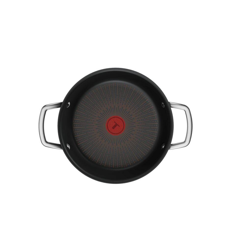 Experience Sartén Todo-en-uno 24 cm + Tapa, Revestimiento Antiadherente FusionCore, Compatible con Inducción, 2-3 personas