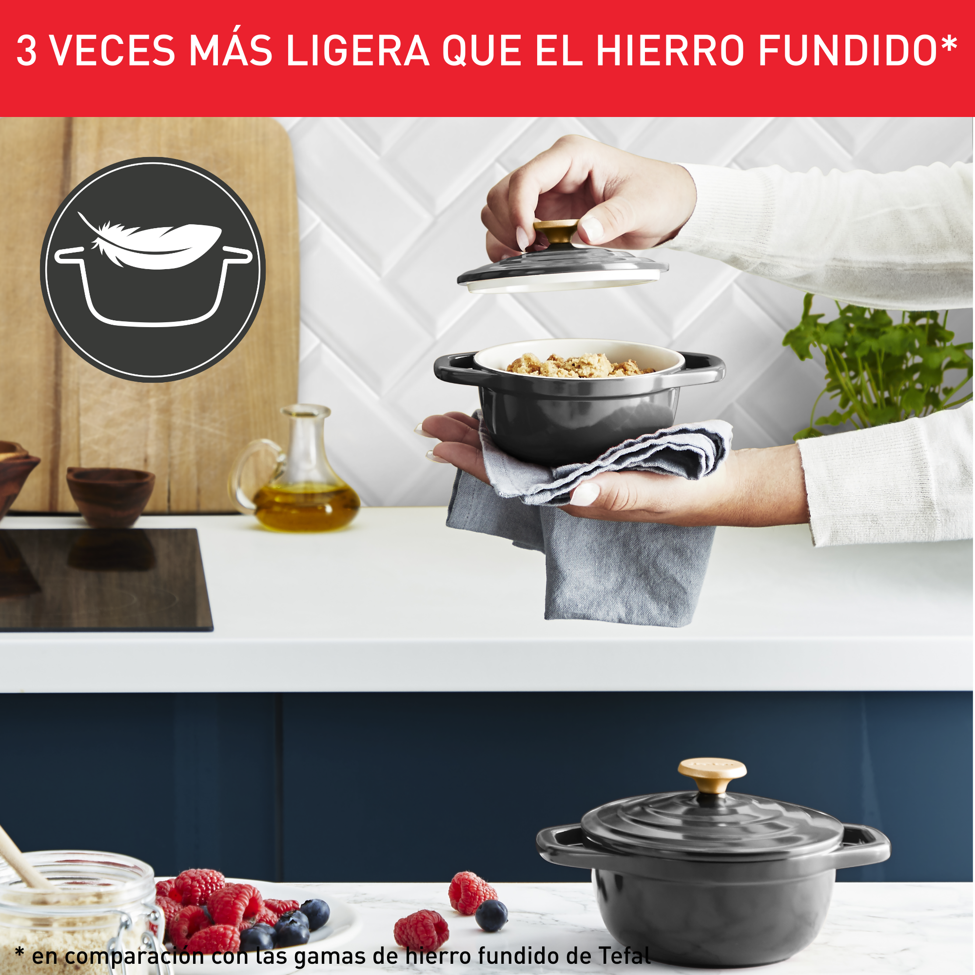 Air, Set de 2 miniollas, 11 cm, 0,45 L, Incluyen tapas, Negro