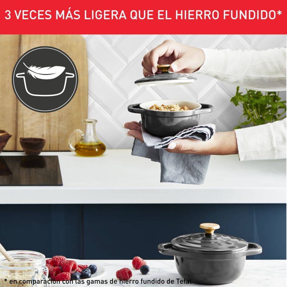 Air, Set de 2 miniollas, 11 cm, 0,45 L, Incluyen tapas, Negro