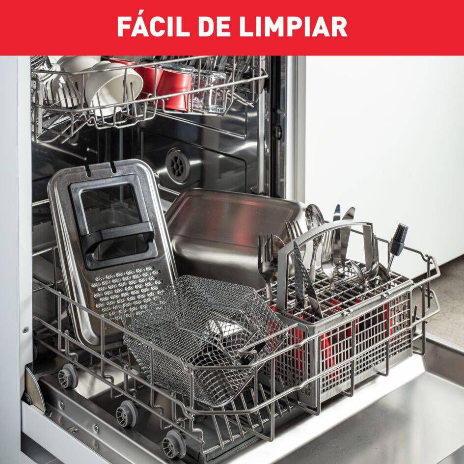 Oleoclean, Freidora de Gran Capacidad, 3,5 L de Aceite, 1,2kg de Comida, con Filtrado Automático y Temporizador Digital