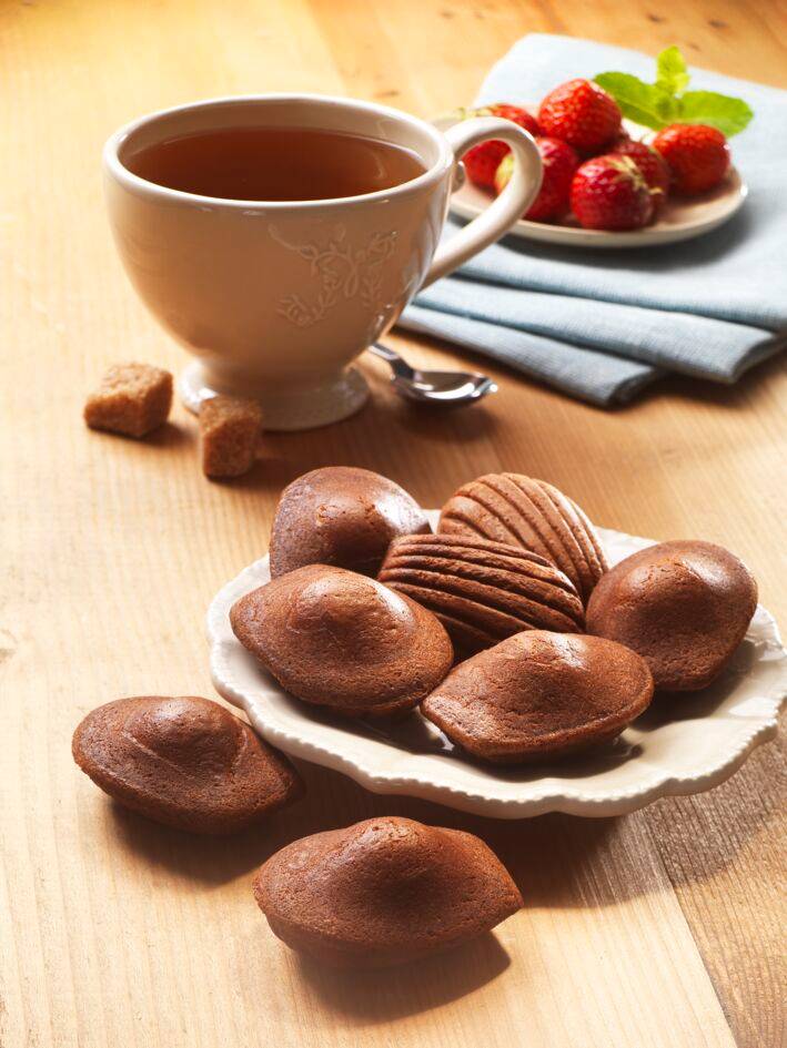 Caja con 2 platos para mini madeleine Snack Collection XA801512