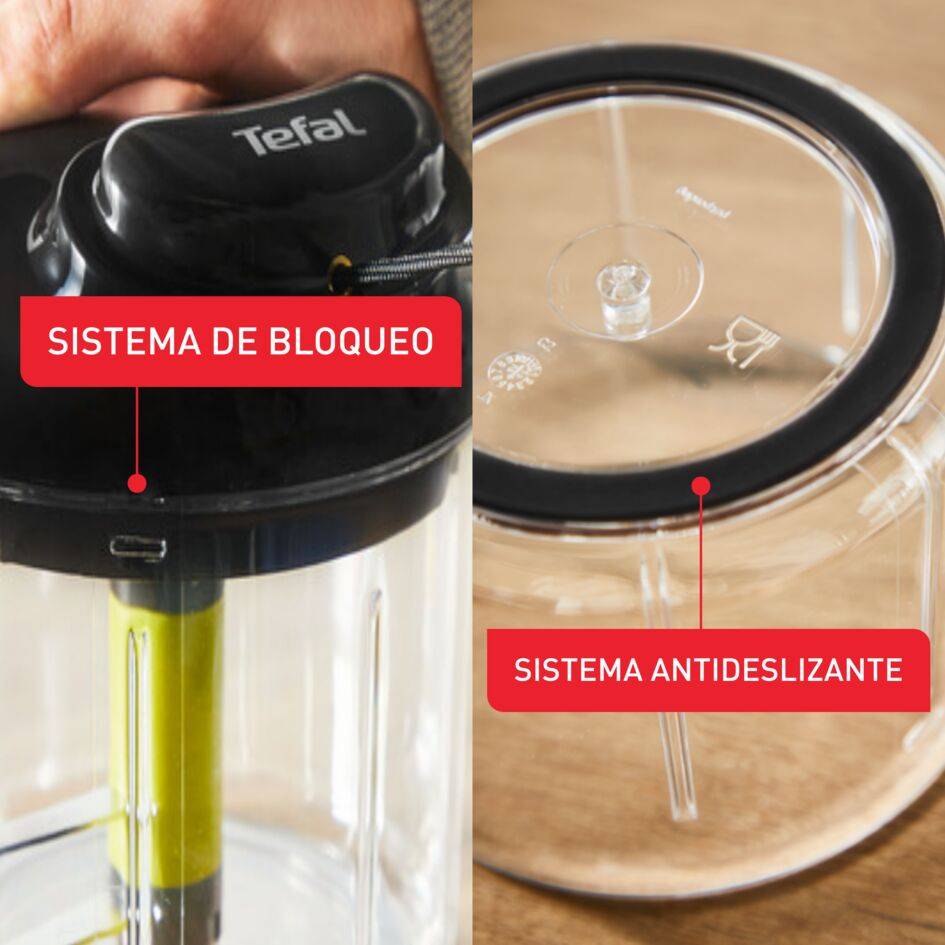 Picadora manual de 5 segundos 900 ml