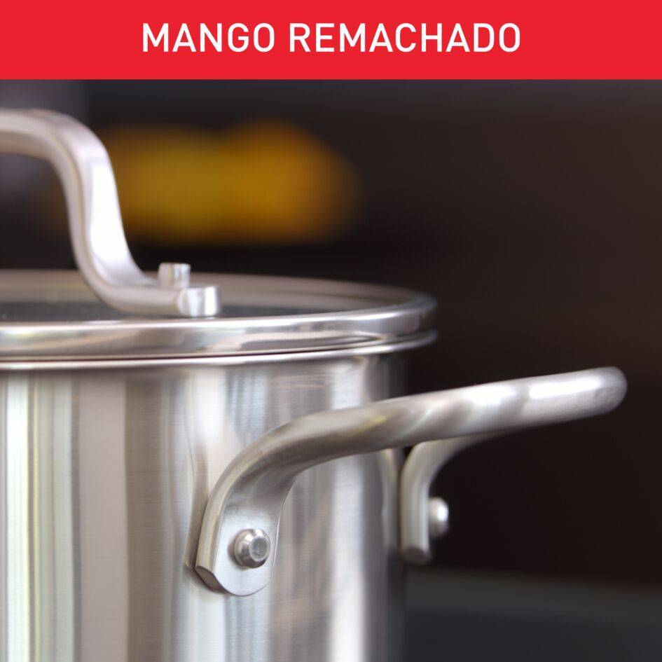 Set Virtuoso de 10 piezas: Cacerola de 16 cm, Ollas de 18/20/24 cm, Olla para pasta de 22 cm.