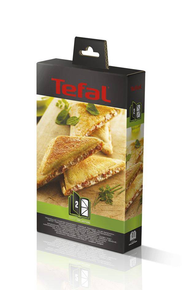 2 platos triangulares para croques Snack Coll. XA800212