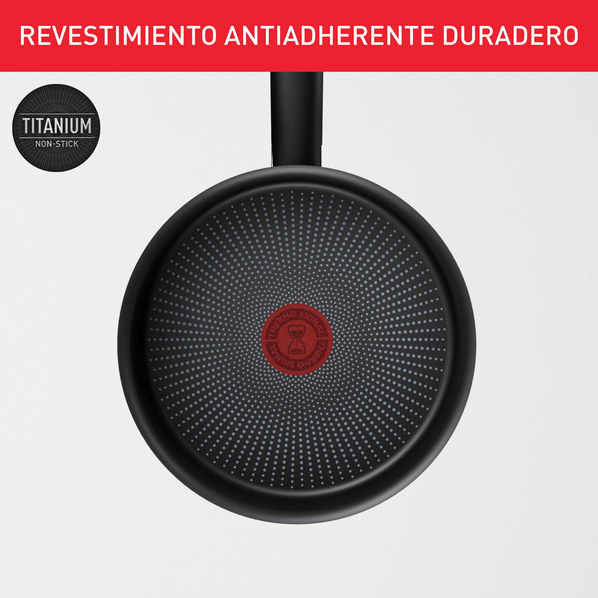 React, Cazo de 18 cm, Antiadherente, Segura, 100% Aluminio reciclado, Negro