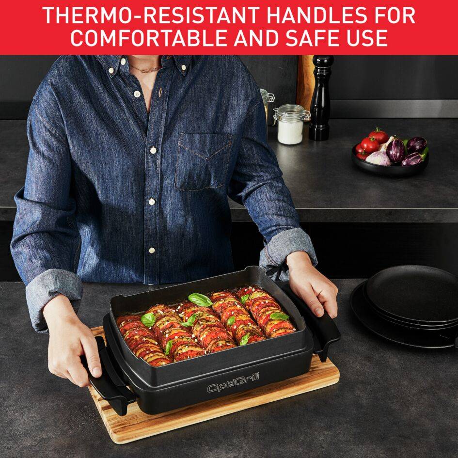 Placa de snacks y bollería XA7258 para OptiGrill Elite