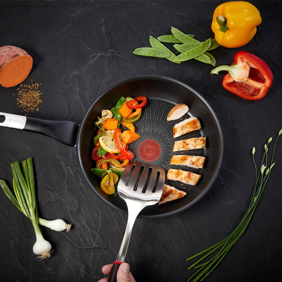 Unlimited, Set de 2 sartenes 24/28 cm + Wok 28 cm, Revestimiento Antiadherente, Inducción, Negro