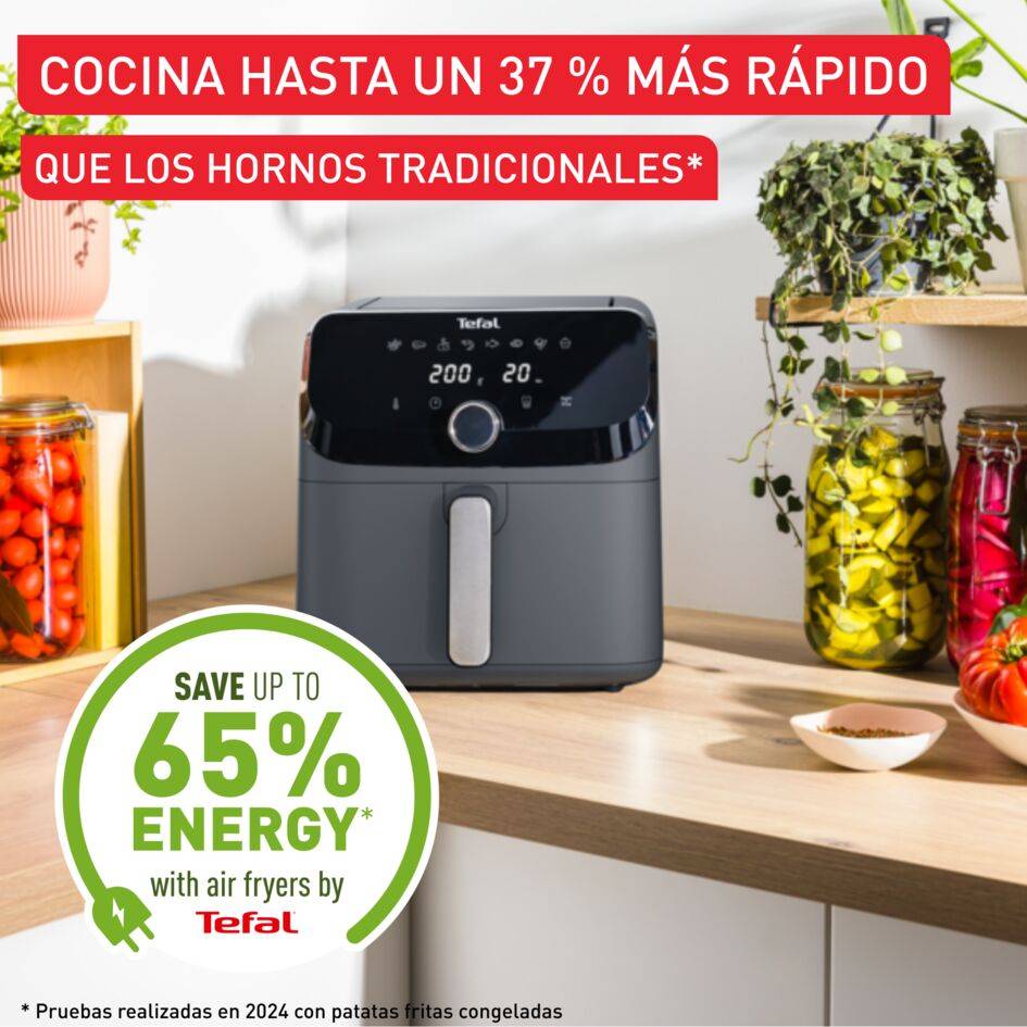Easy Fry Mega, Freidora de Aire, Capacidad de 7,5 L, 8 Programas, Java Pepper