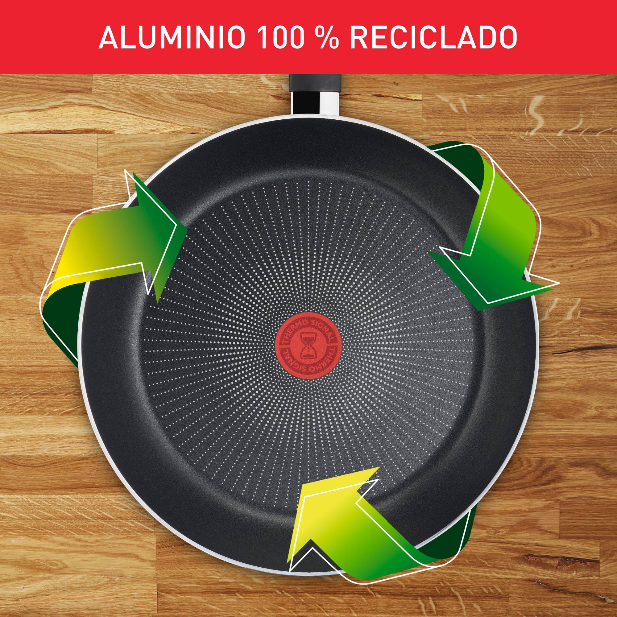 Aluminio 100% reciclado