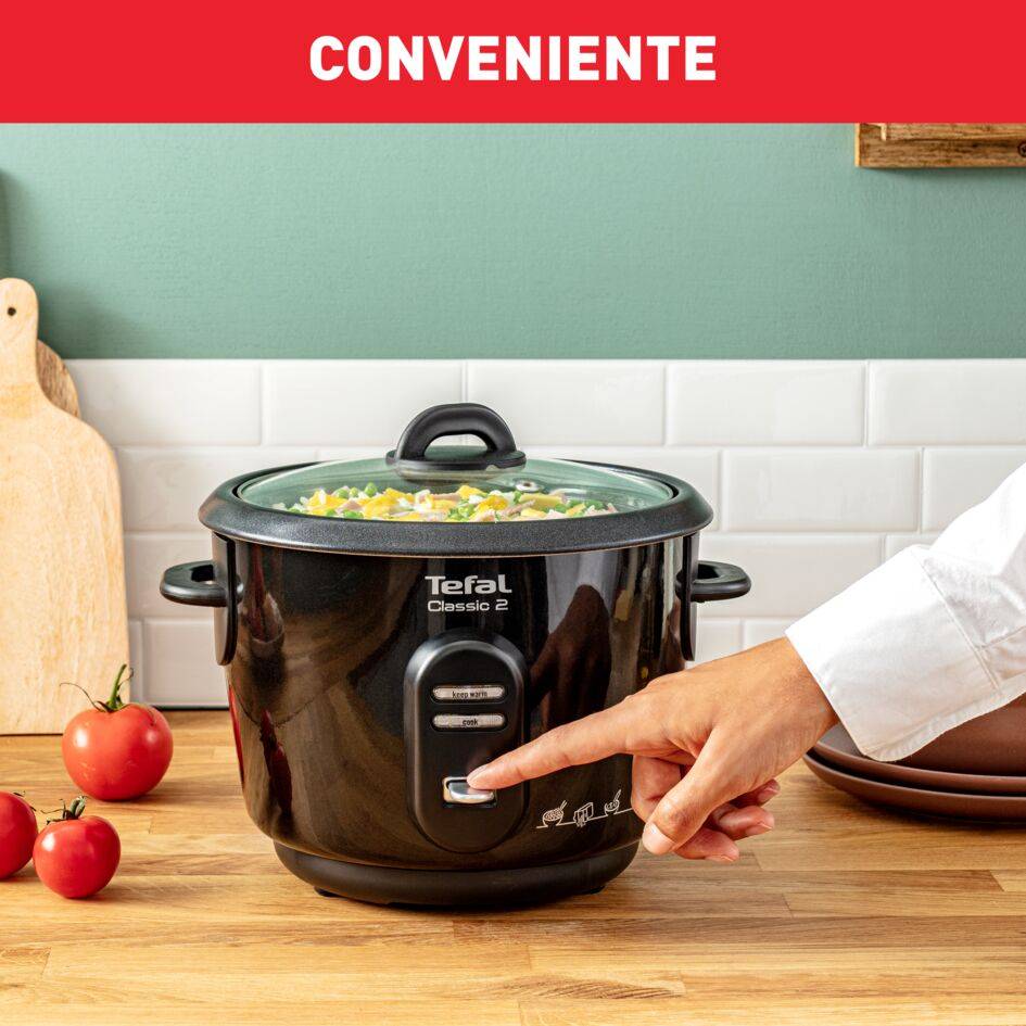 New Classic, Arrocera eléctrica, 3L, 4 accesorios, Negra