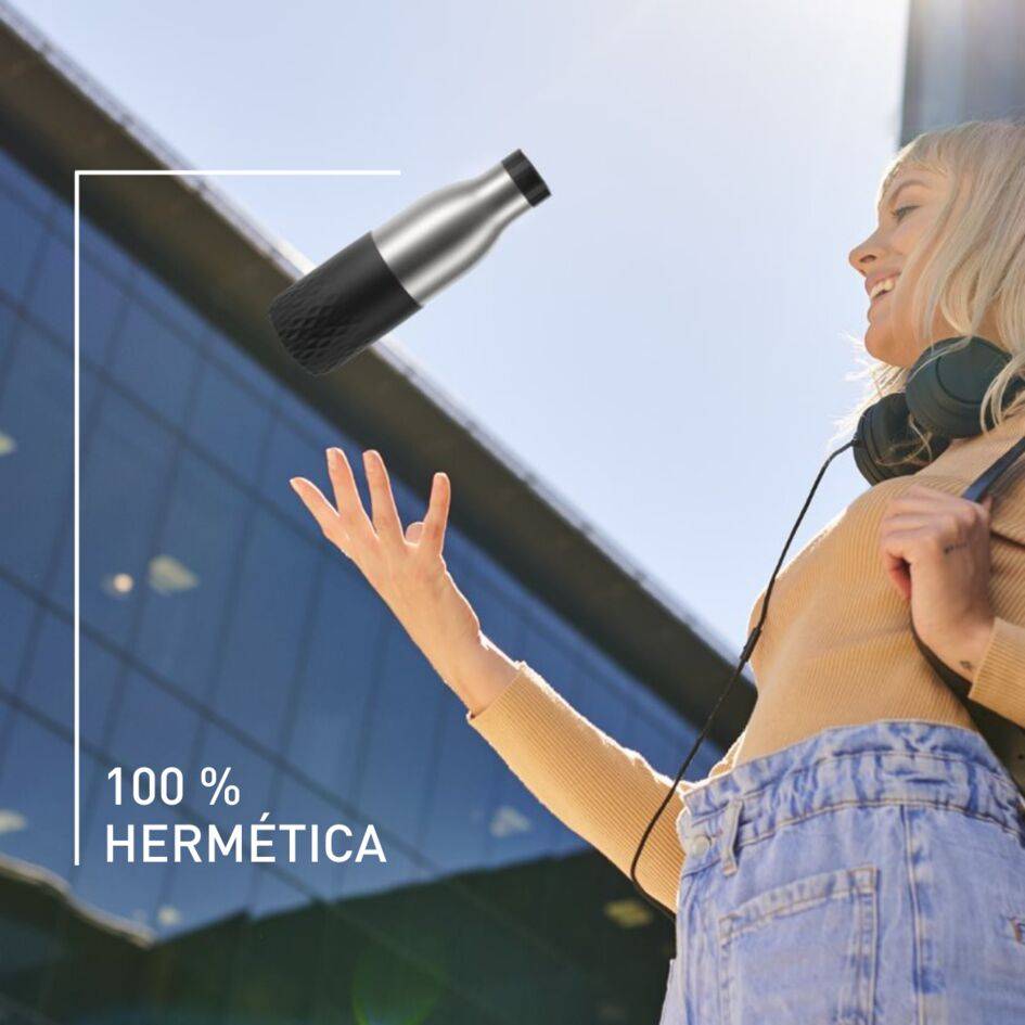 Bludrop Sleeve, Botella de Hidratación, 0,5L , Negra