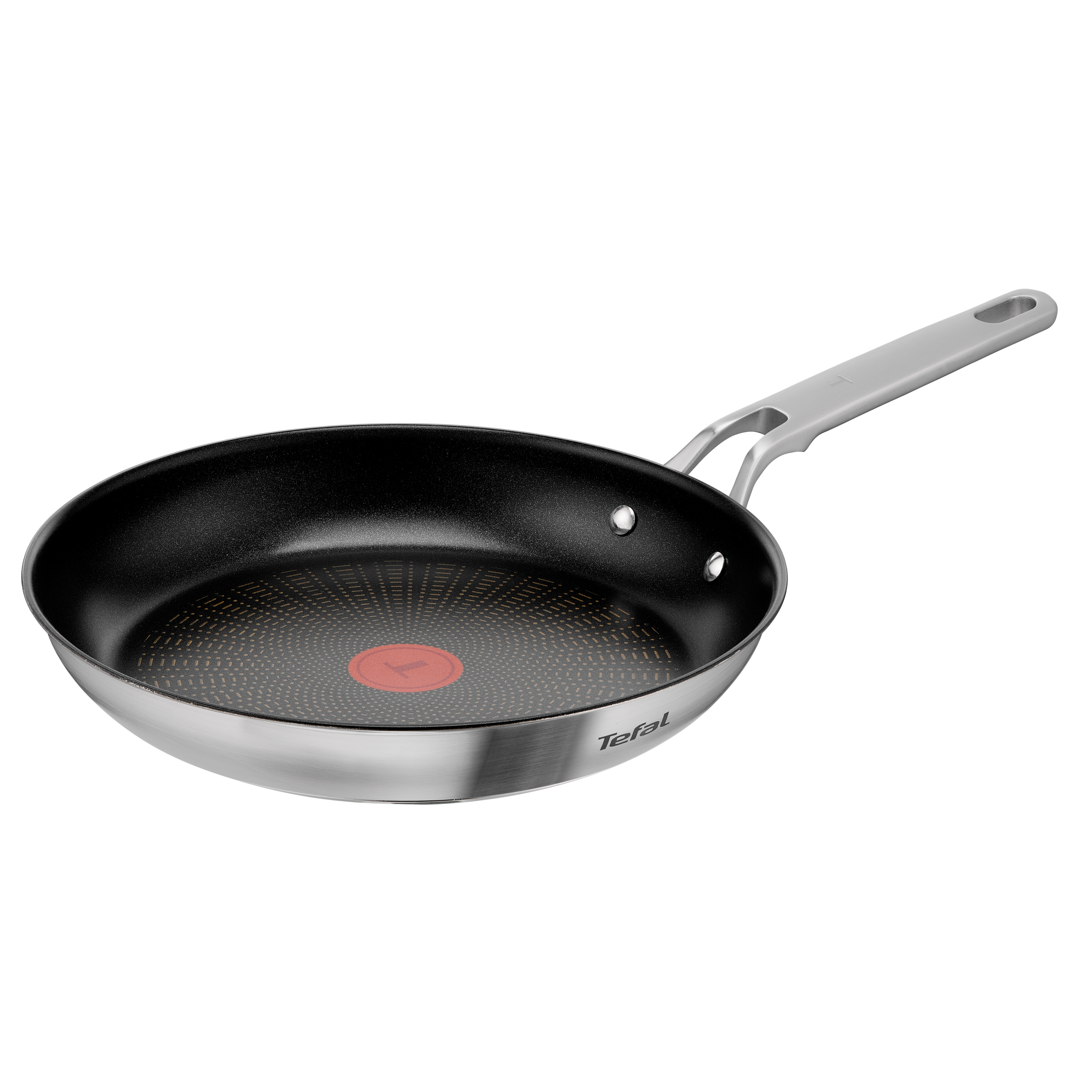 Extreme Sartén de 28 cm, Acero inoxidable premium, Revestimiento antiadherente, Thermo-Signal, Compatible con inducción