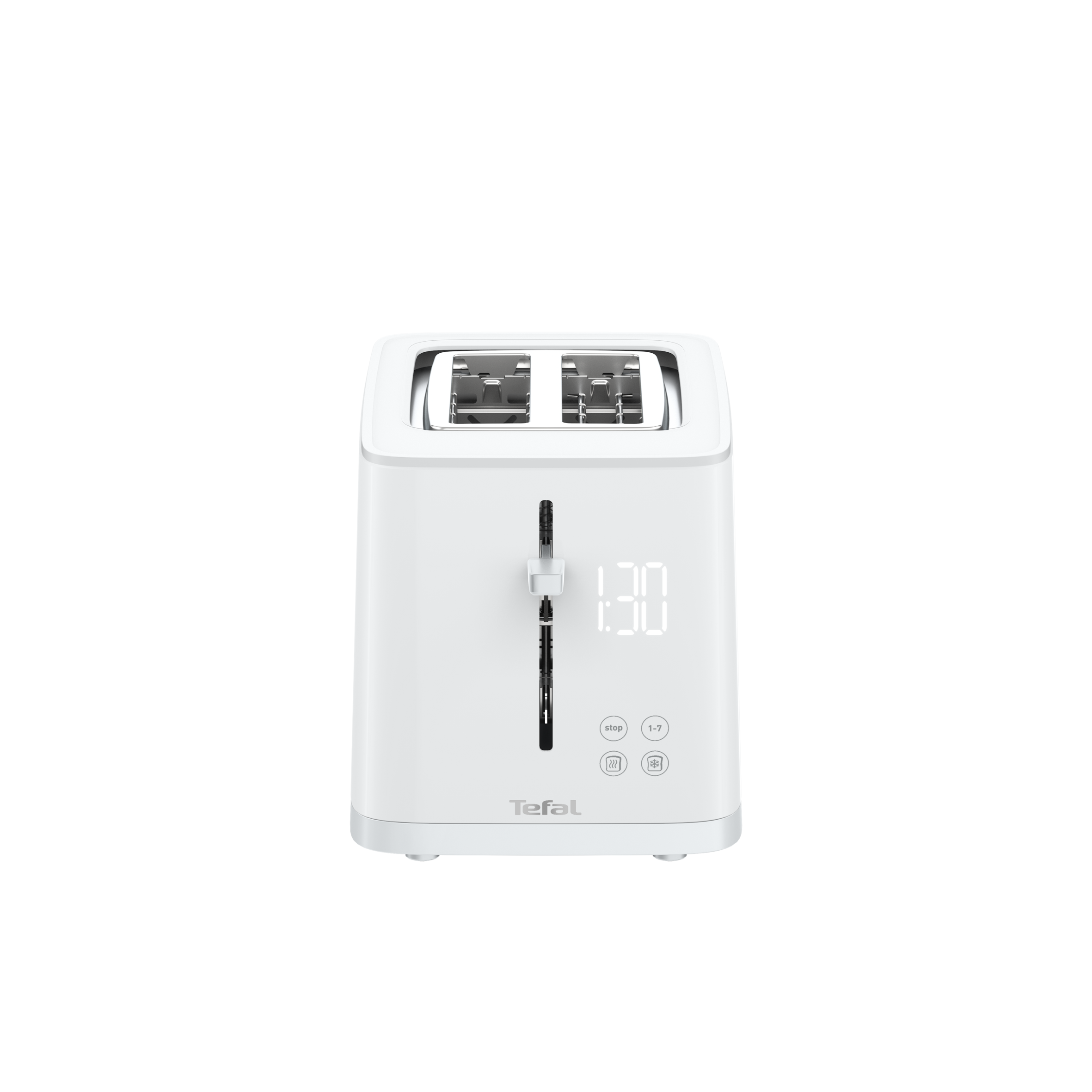 Sense, Tostadora de 2 ranuras, Pantalla digital, 7 niveles de tostado, 4 funciones dedicadas, Diseño minimalista, Blanco