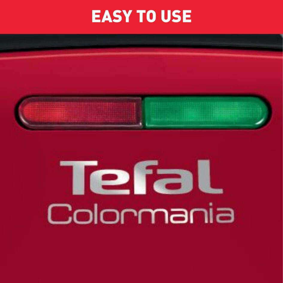 Sandwichera Y Gofrera Snack Time Colormania, Superficie de cocción 22,5x13