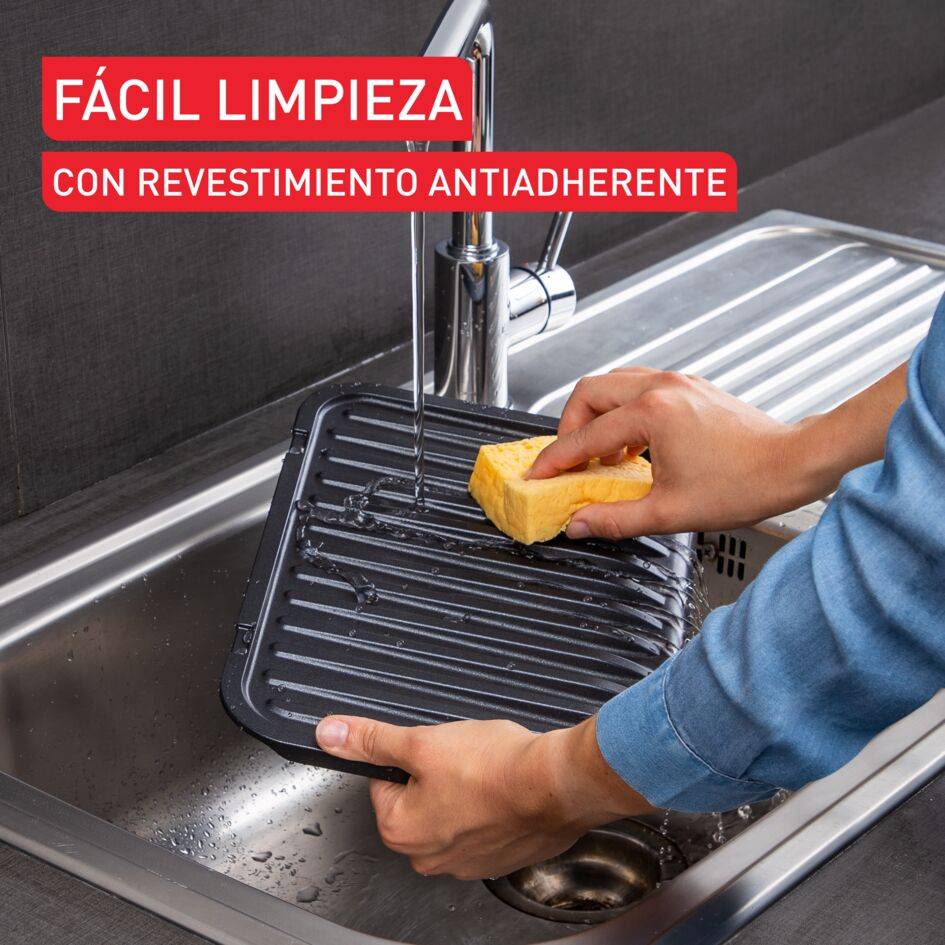 OptiGrill Eco Design, Parrilla Inteligente, 2000 W, 6 programas automáticos, Resultados Óptimos, Sin Supervisión