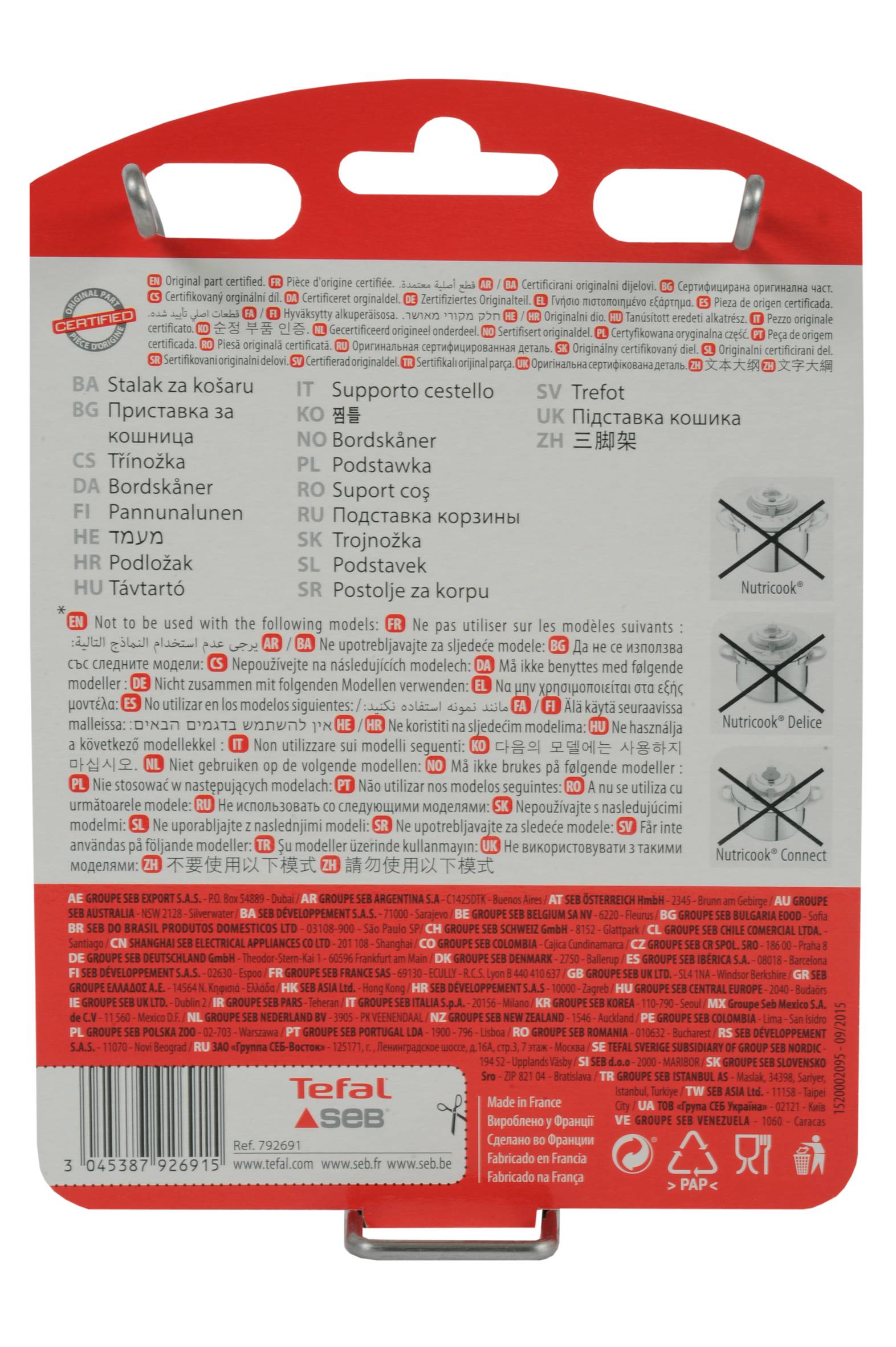 Soporte para la cesta 792691