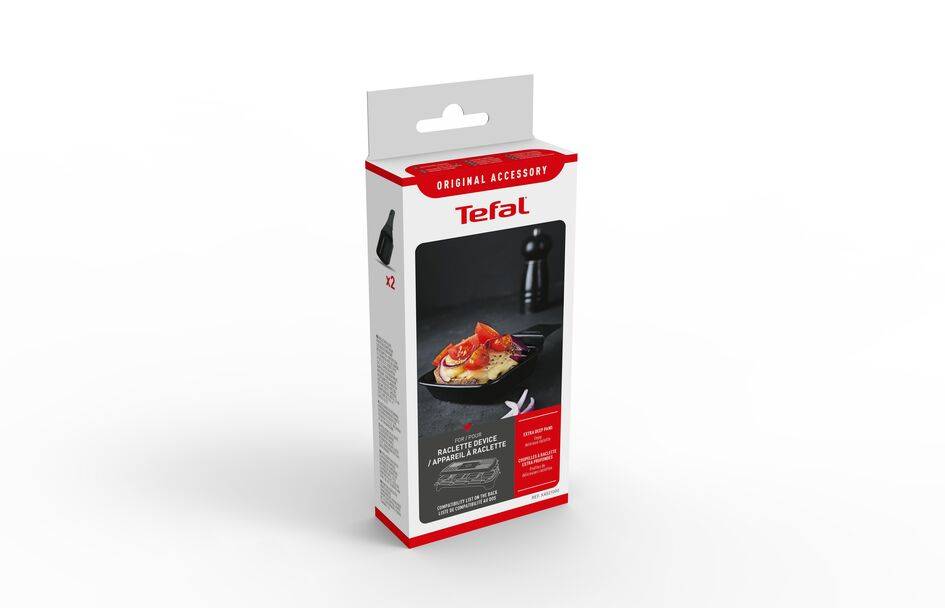 2 sartenes de raclette de gran profundidad XA521000