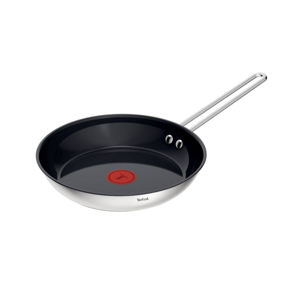 Nordica, Sartén de 24 cm,&nbsp;Acero Inoxidable, Revestimiento Cerámico Antiadherente, Cuerpo de acero inoxidable