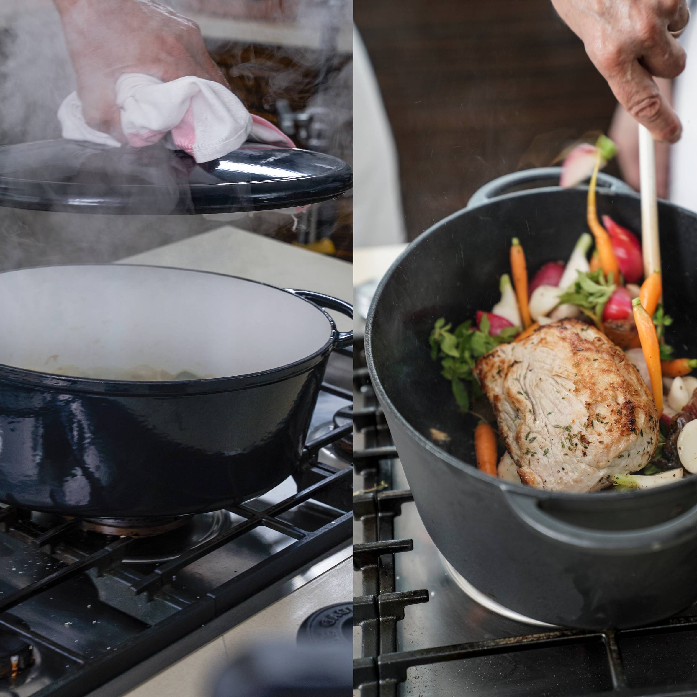 CACEROLA OVALADA 34 x 26 CM HERITAGE (7,2 L)