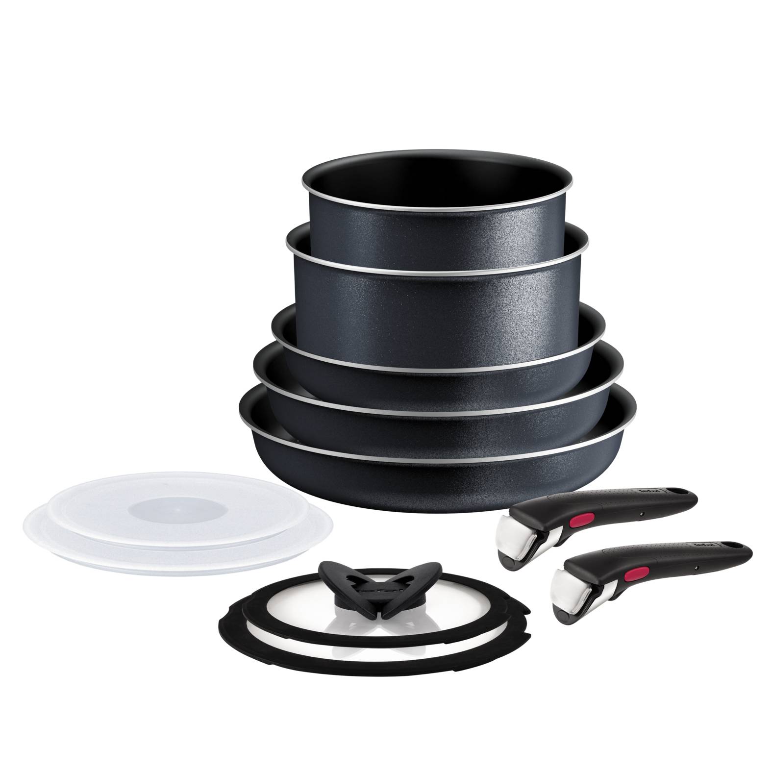 Pack Ingenio So'Light 11 piezas, con cuchillo chef Ever Sharp y set de 3 herméticos de cristal Masterseal