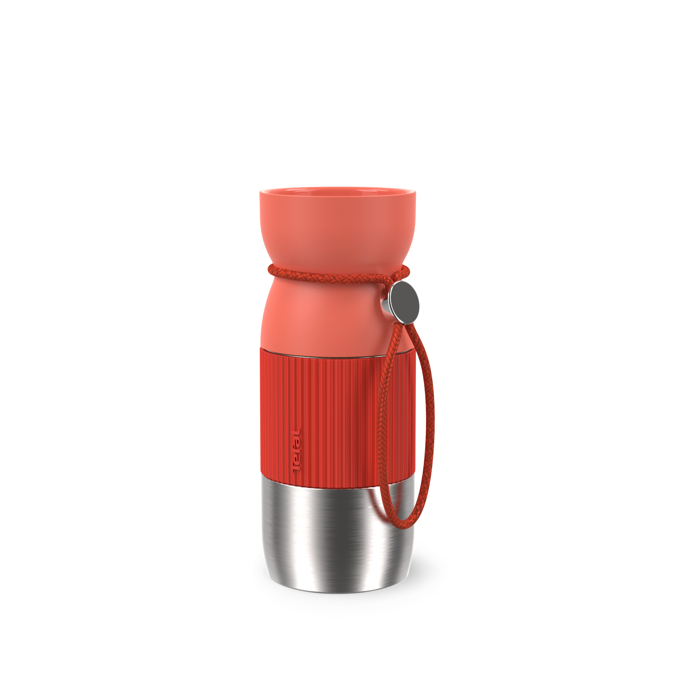 BeYou, Taza de viaje, Bebida aromática, 100 % hermética, Apta lavavajillas, 0,36 L, Naranja
