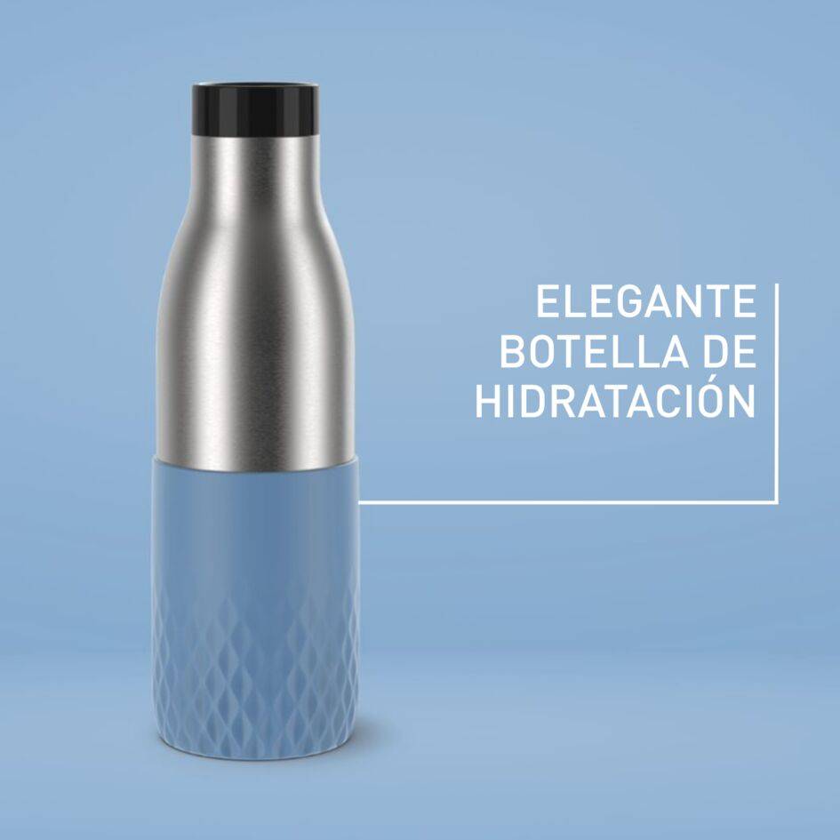 Bludrop Sleeve, Botella de hidratación, 0,5L, Azul