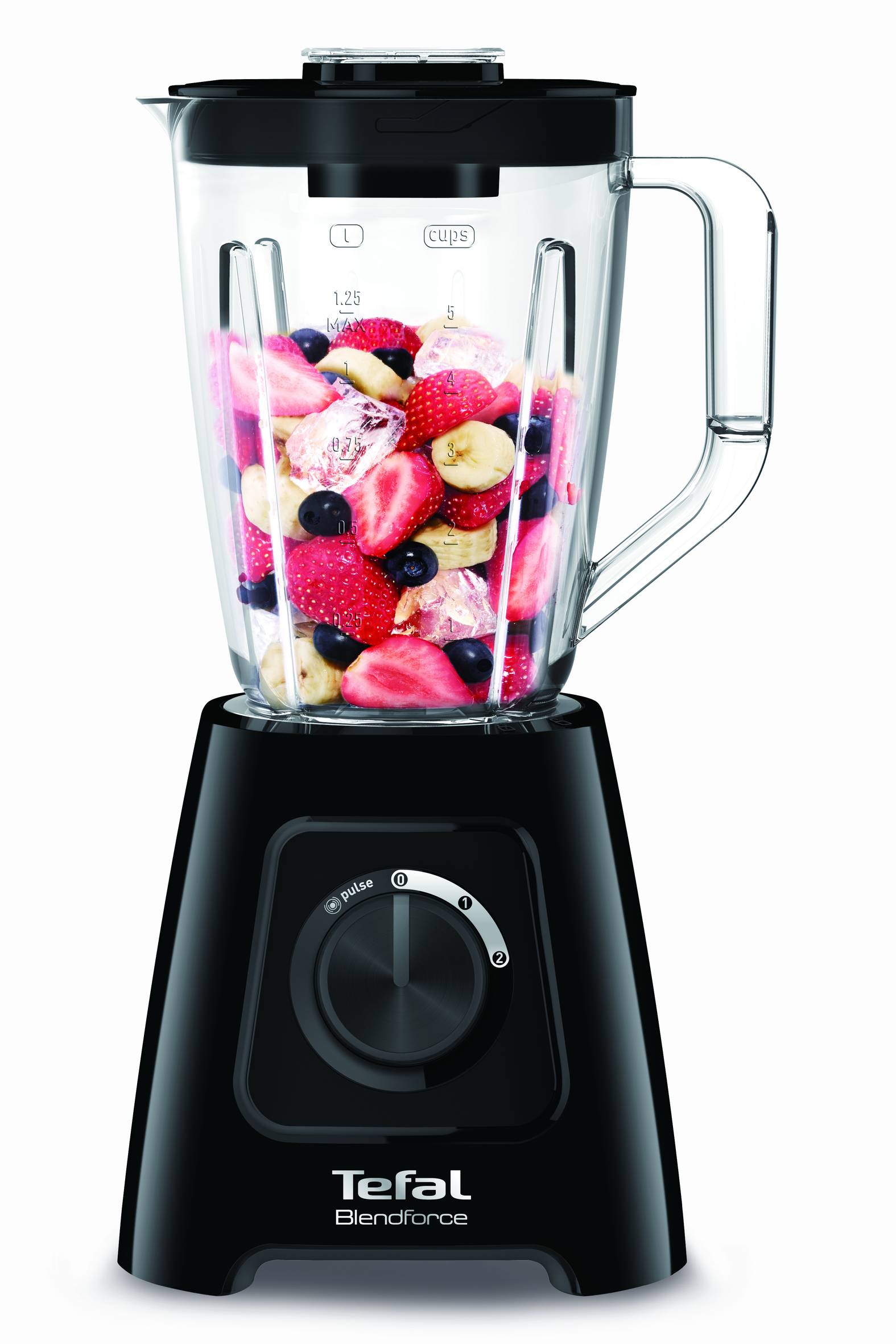 Blendforce, Batidora de Vaso, 600 W, Negra