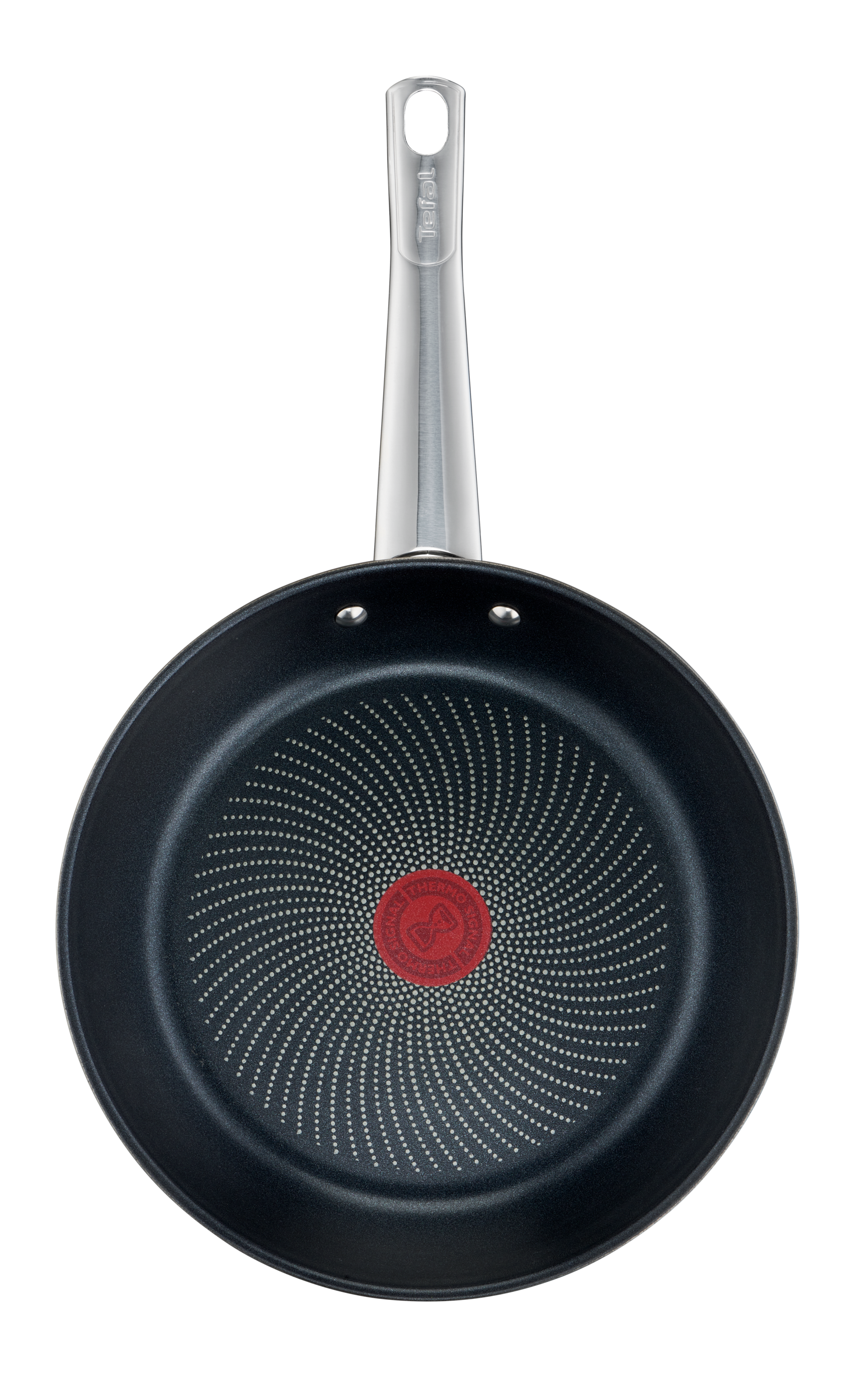 Cook Eat, Set de 2 sartenes de 24/28 cm, Mango Fijo, Acero Inoxidable, Inducción