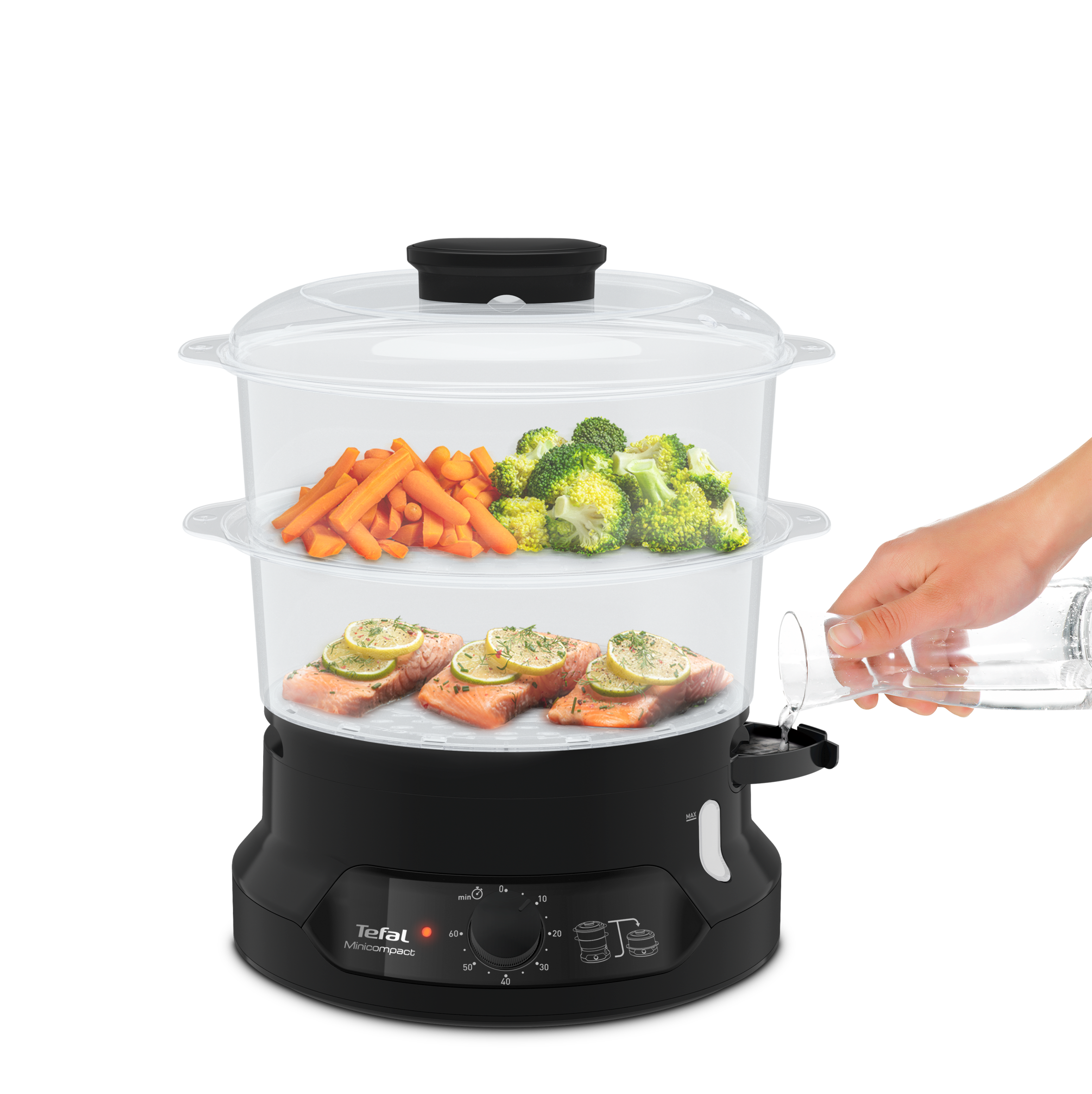 TEFAL MINICOMPACT STEAM COOKER VC1398