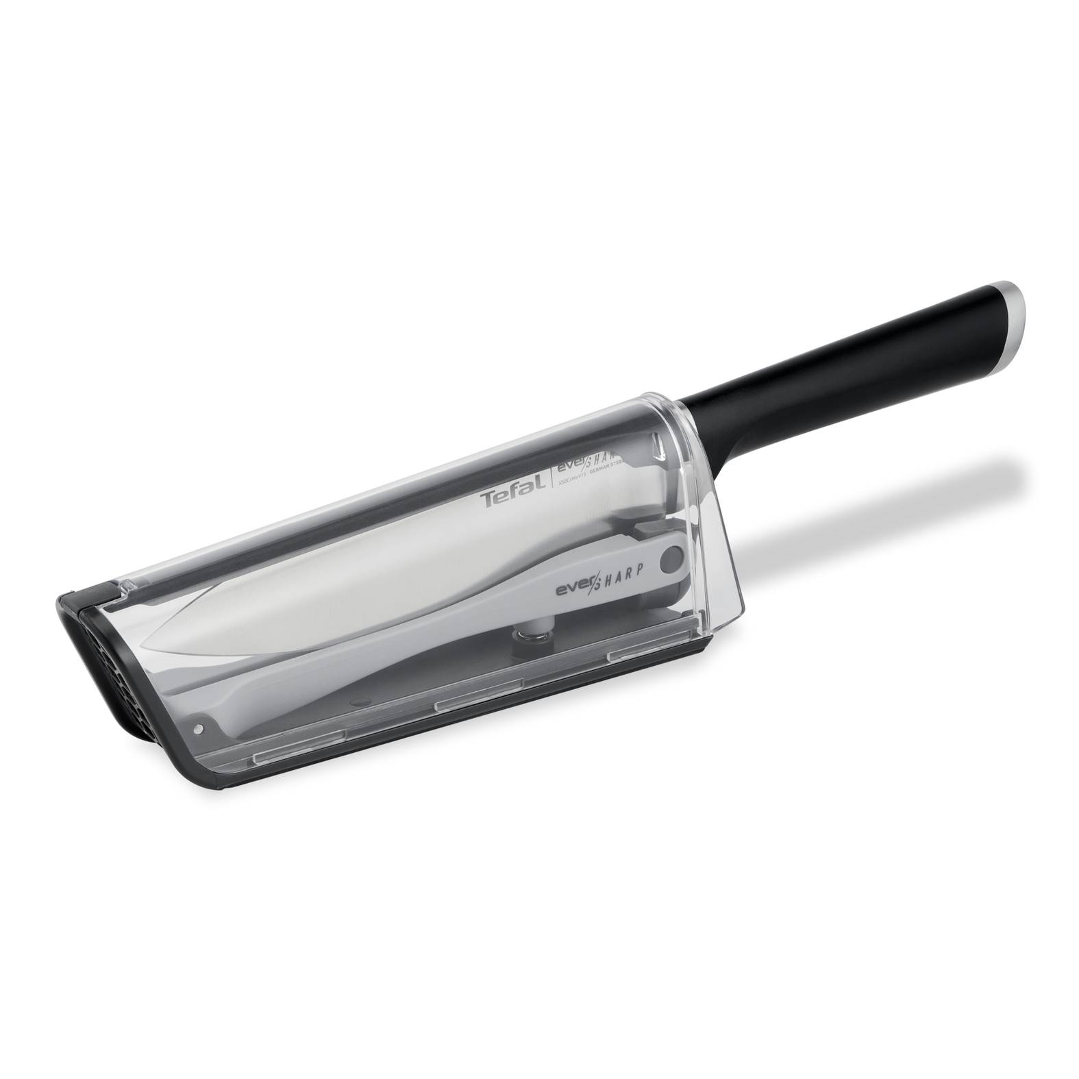Pack Ingenio So'Light 11 piezas, con cuchillo chef Ever Sharp y set de 3 herméticos de cristal Masterseal
