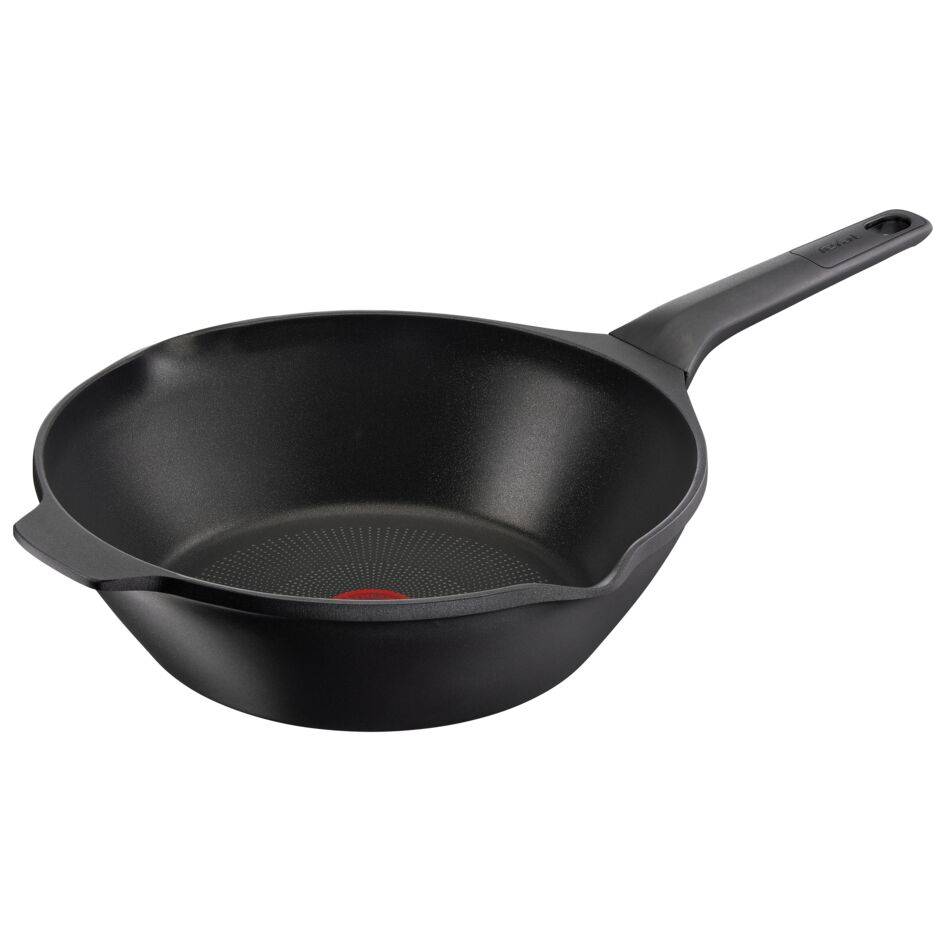 Pack wok 28 cm y cacerola 20 cm con tapa aluminio fundido Robusto