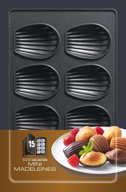 Caja con 2 platos para mini madeleine Snack Collection XA801512
