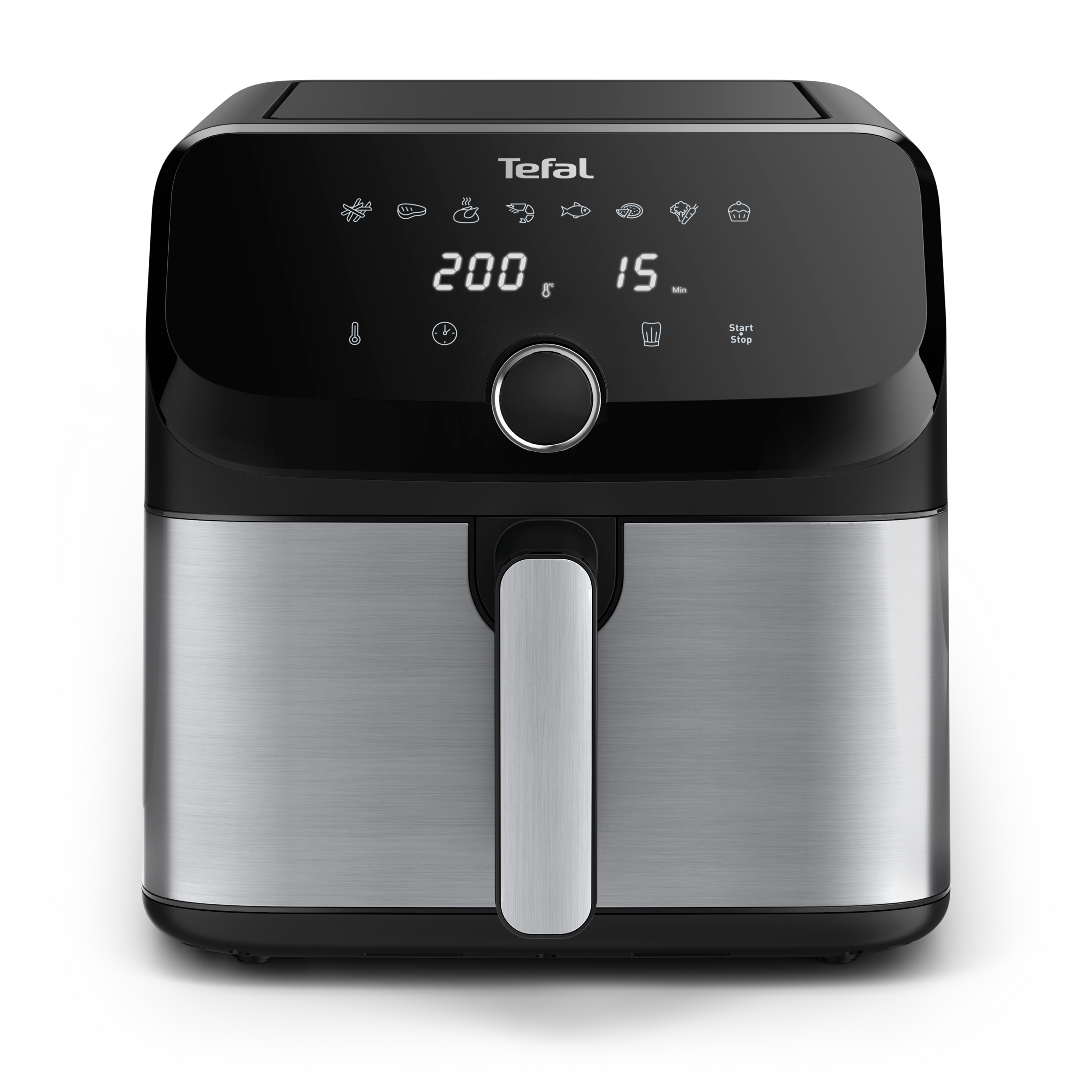 Easy Fry Mega, Freidora de Aire, Gran Capacidad, 7,5 L, 8 Programas Preestablecidos