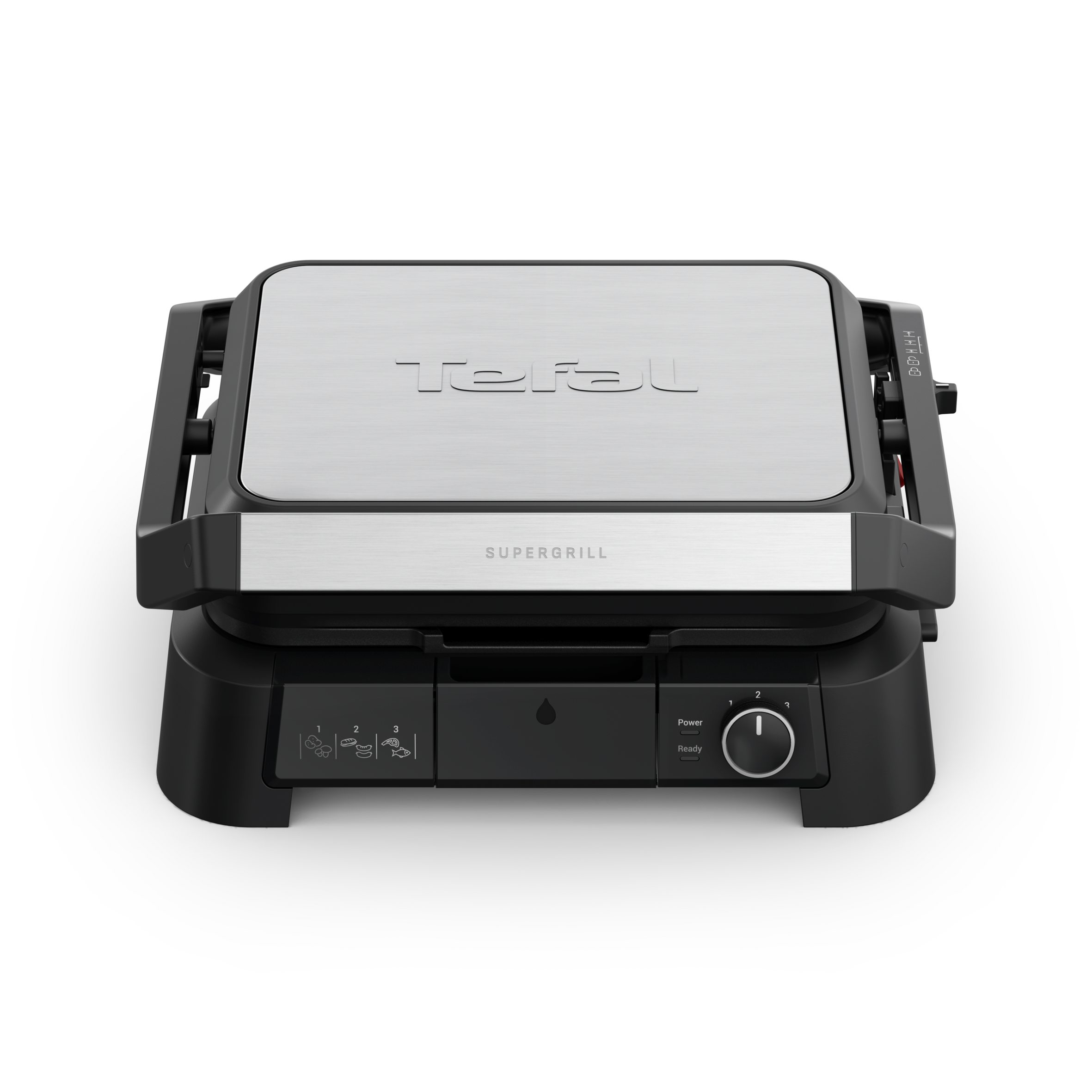 SuperGrill 3in1, Grill de contacto, Barbacoa y Horno, 2000 W, 3 alturas, Termostato regulable