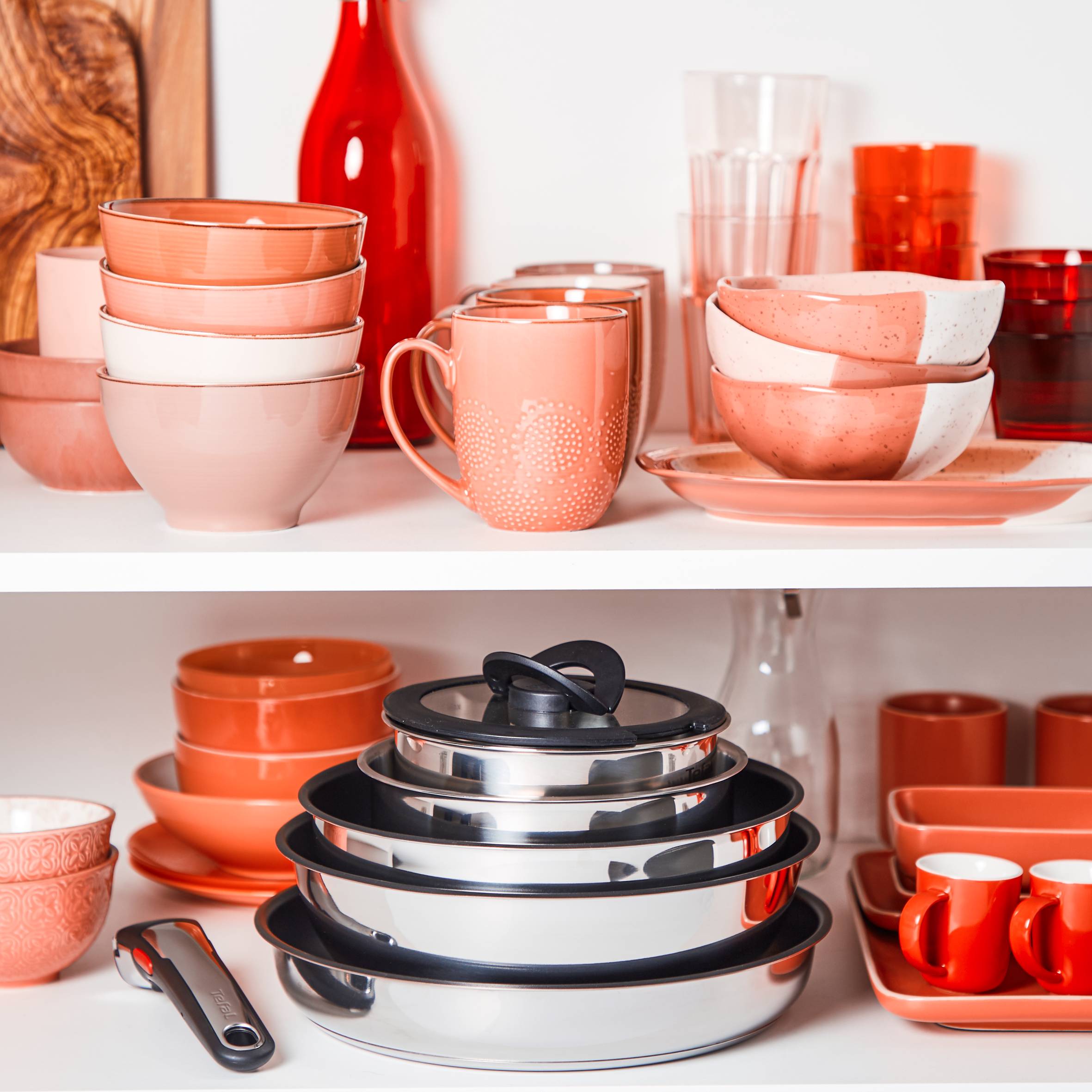 Ingenio Preference, Sartén Guisera 24 cm, Apilable, Revestimiento antiadherente, Inducción, Acero Inoxidable