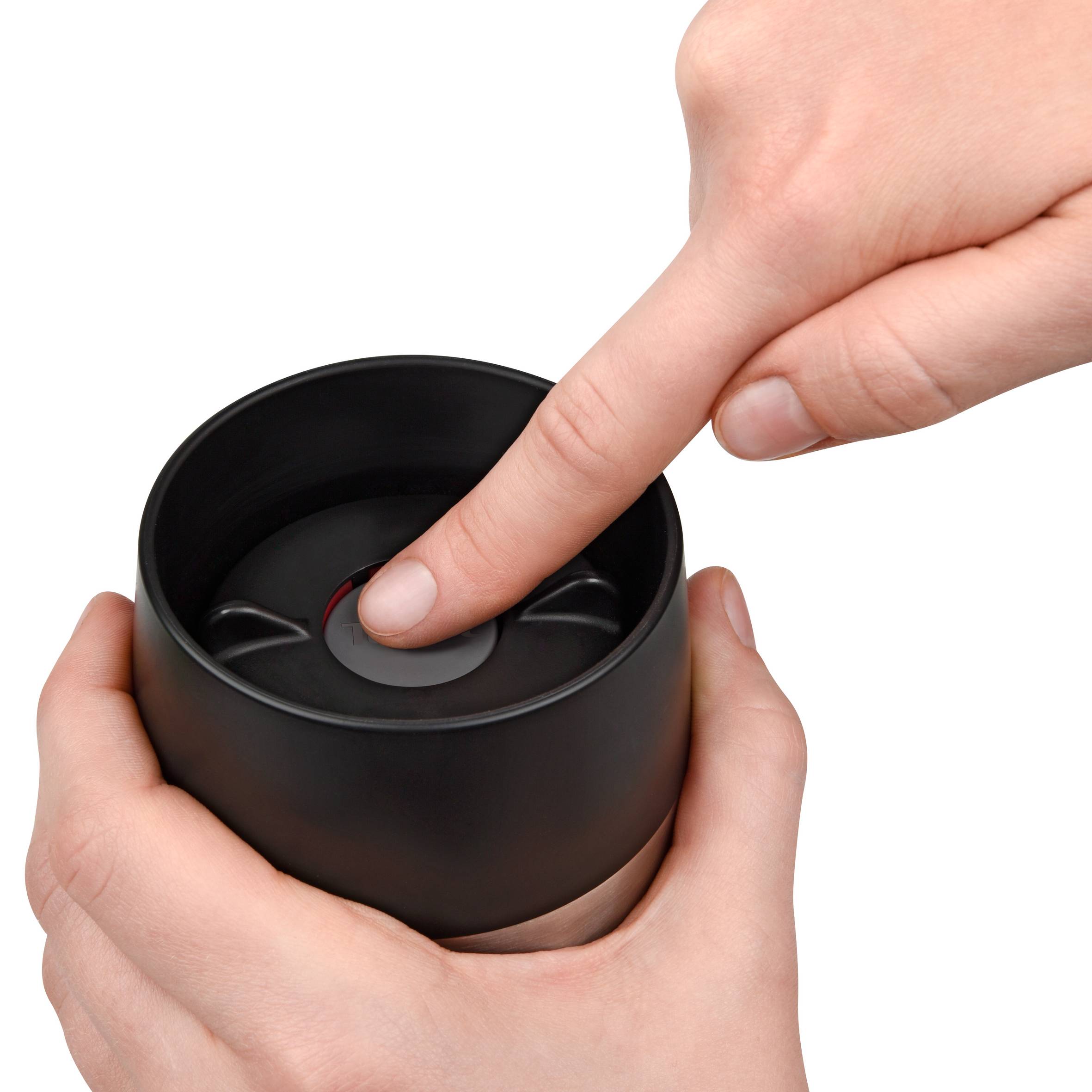 TAZA TÉRMICA DE VIAJE 0'36L NEGRA