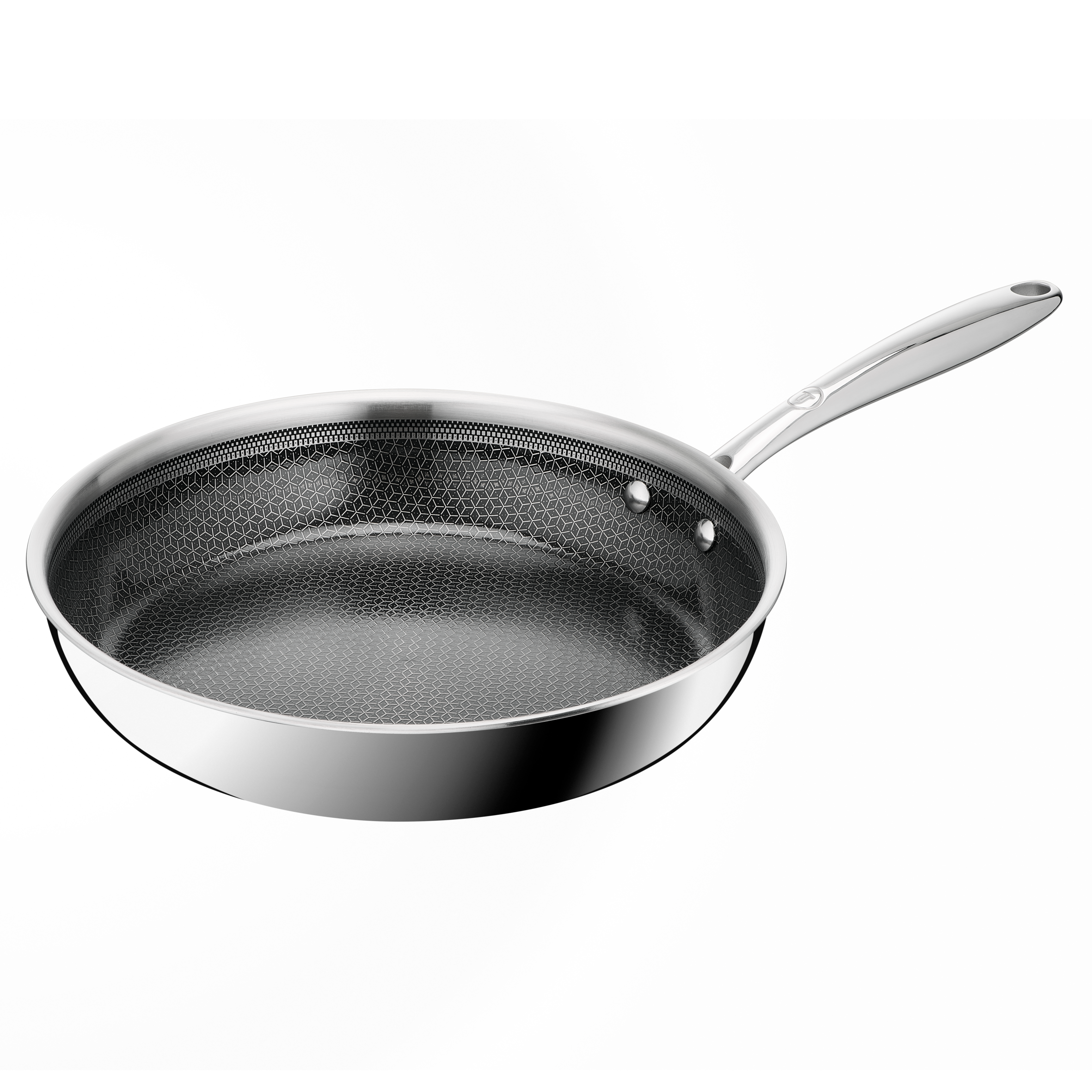 Master Ceramic Sartén 26 cm, Revestimiento antiadherente, Acero inoxidable premium, Tecnología Hybridmesh, Compatible con inducción