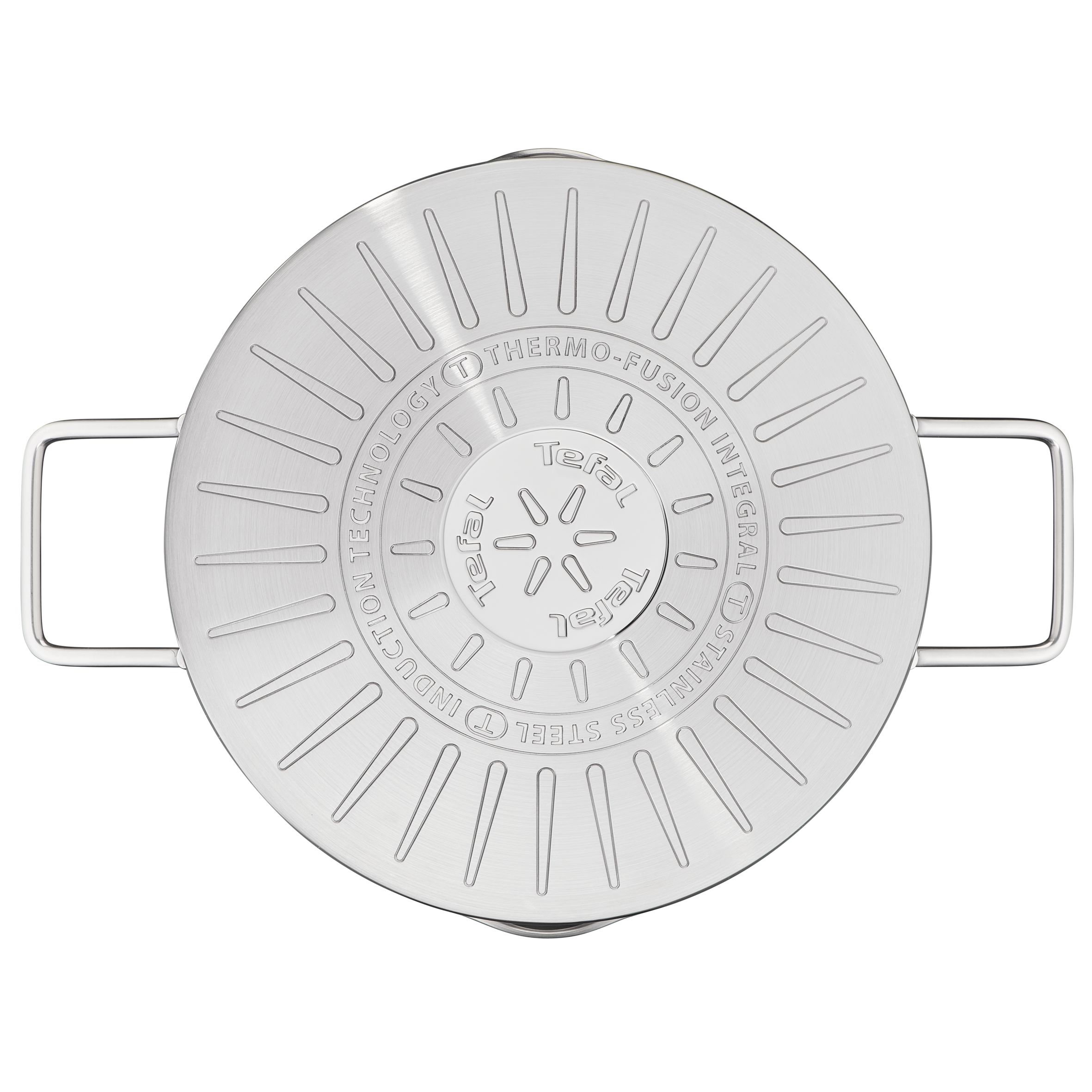 Nordica, Set de 6 piezas: Cacerola de 16 cm, Ollas de 20/24 cm con tapas, Sartenes de Acero Inoxidable de Primera Calidad